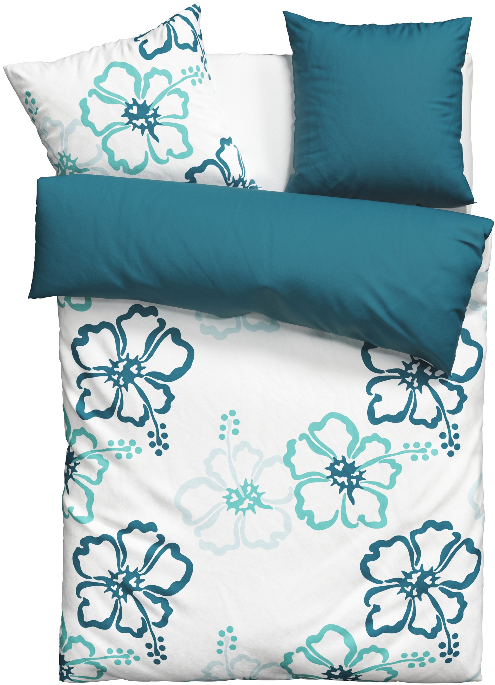 OTTO home Wendebettwäsche "Litschi" 2 Stk. tlg. ab Größe 135x200 cm, mit Bl günstig online kaufen