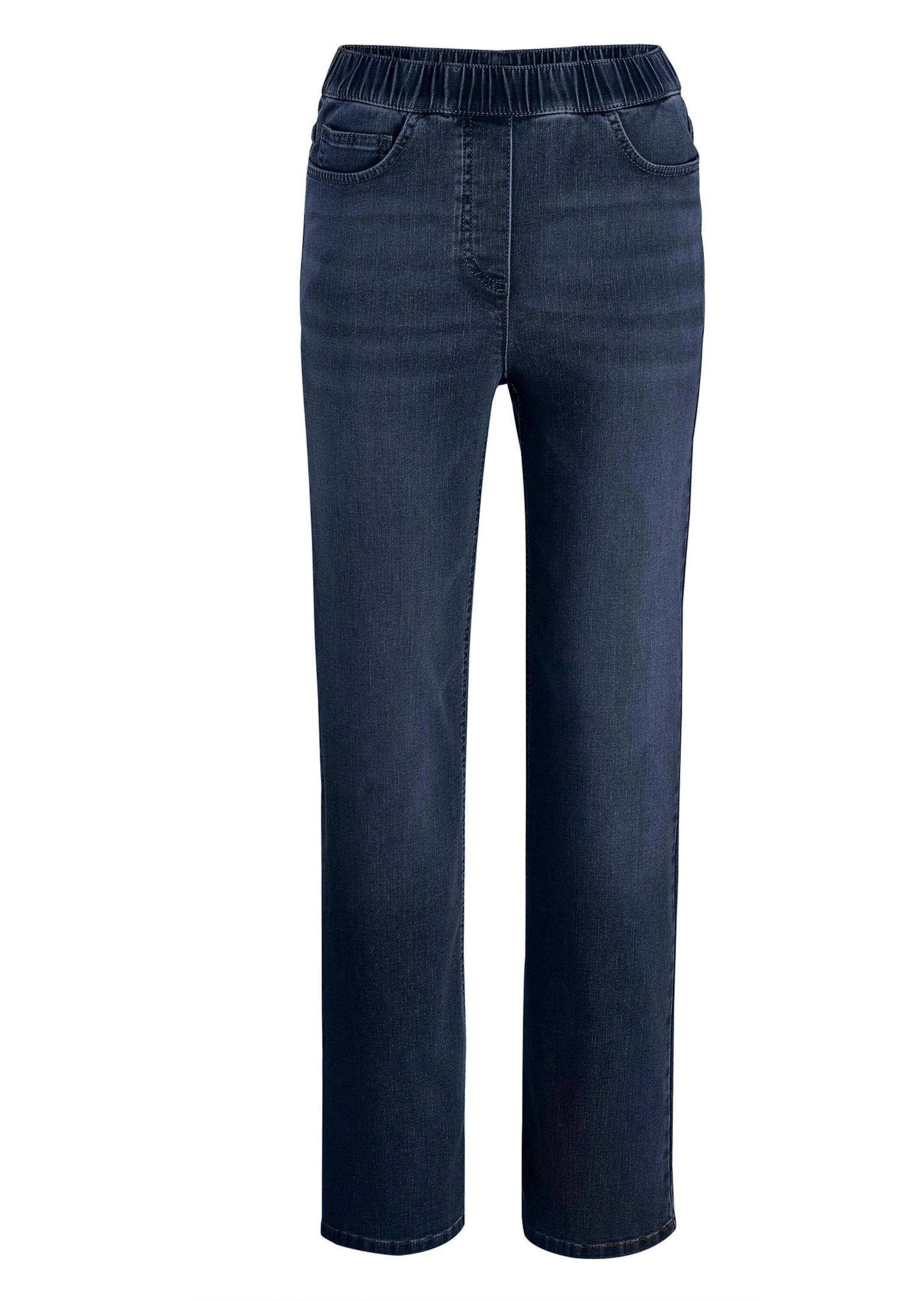 GOLDNER Stretch-Jeans "Bequeme Jeanshose VERA" runde Eingriffstaschen