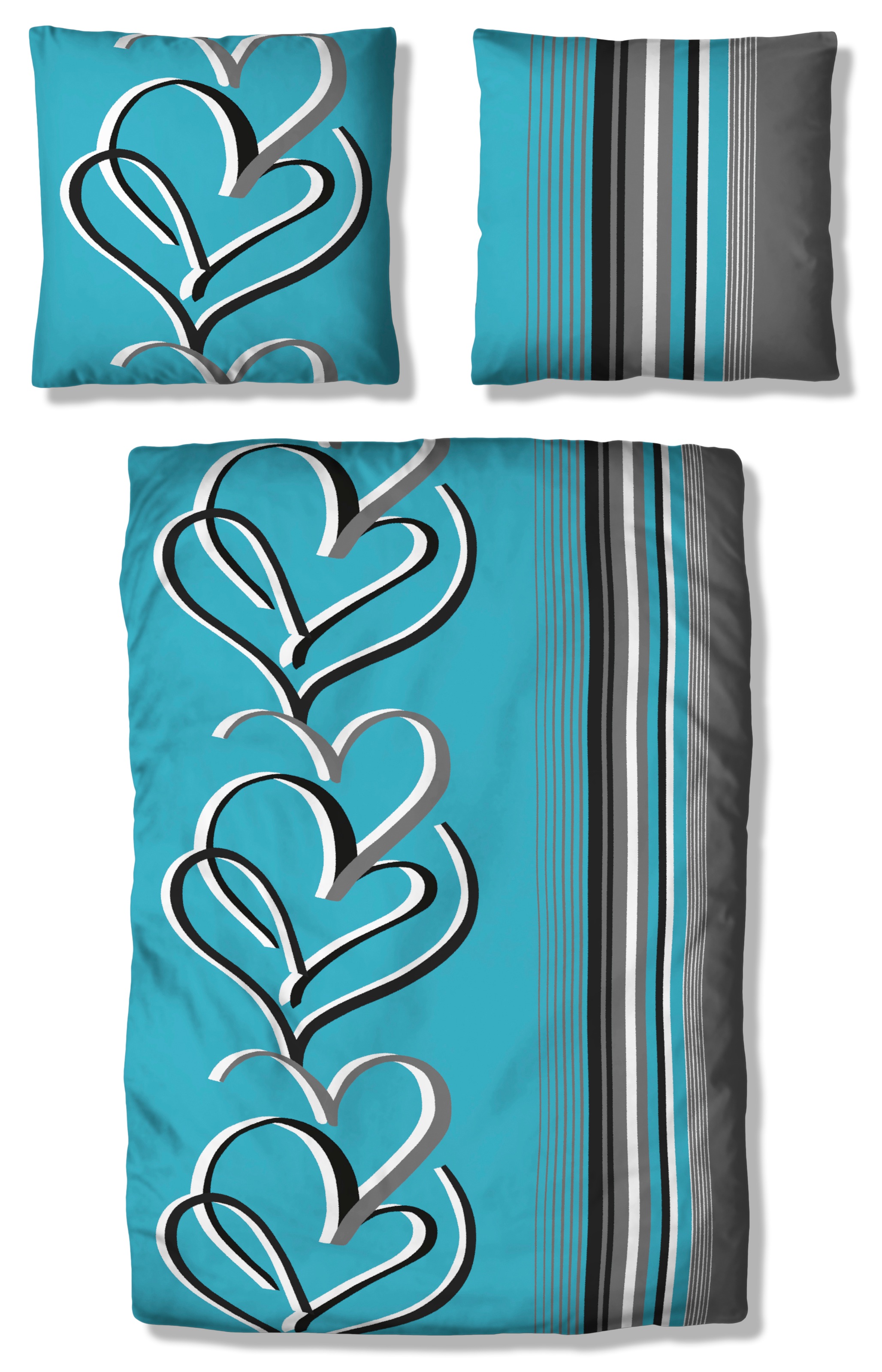 OTTO home Bettwäsche "Area in Gr. 135x200 oder 155x220 cm" 2 Stk. Bettwäsch günstig online kaufen