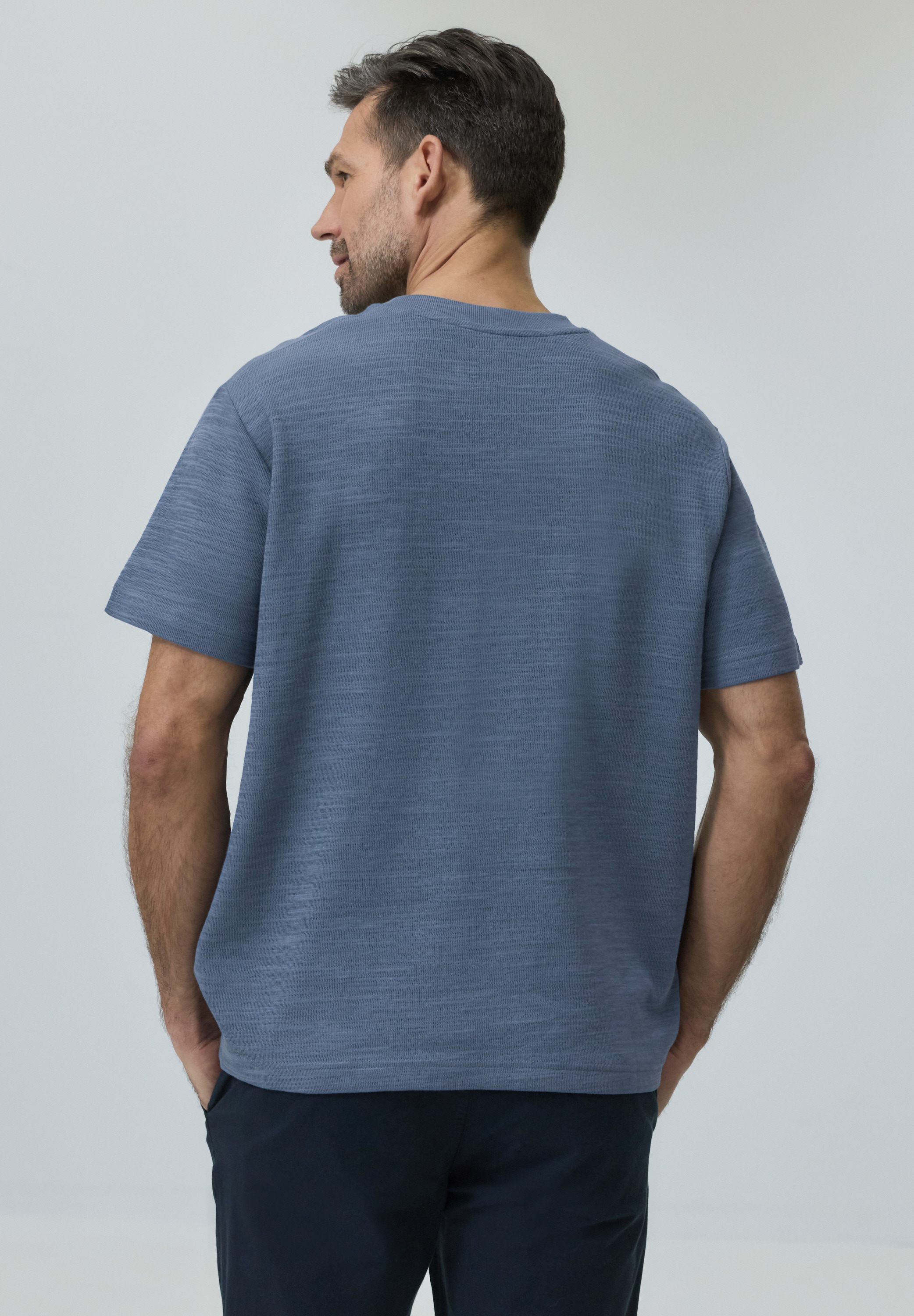 STREET ONE MEN T-Shirt mit Rundhalsausschnitt