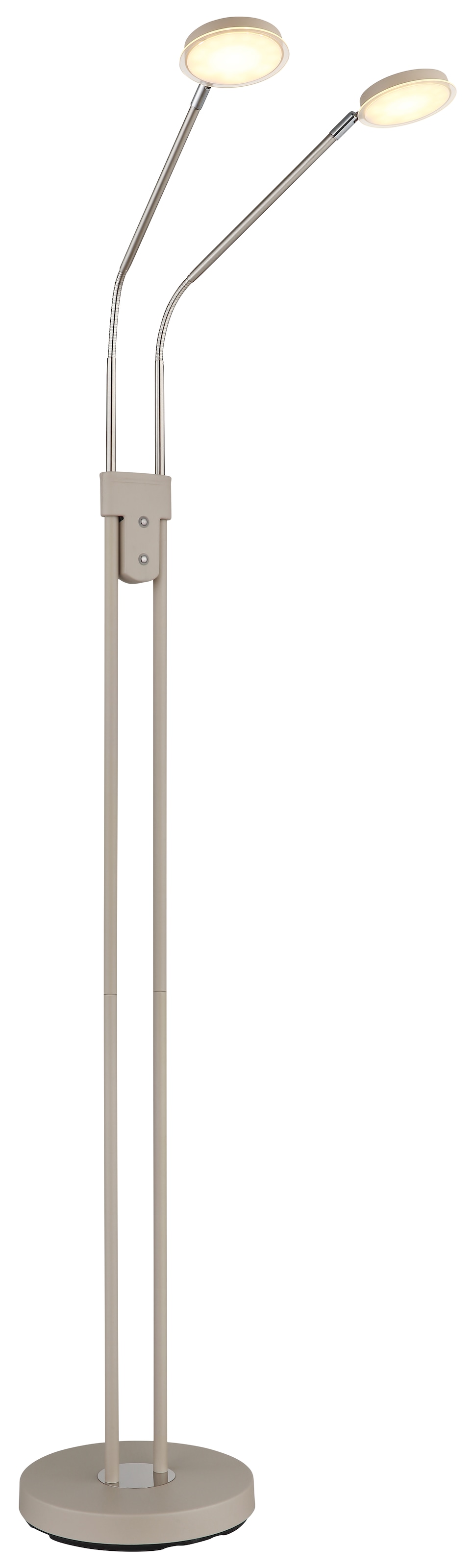 GLOBO LIGHTING Stehlampe »SILVIO« LED-Modul 1 Stk. Stehleuchte mit Touchdimmer, flexibel, modern & komfortabel