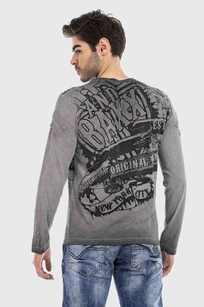 Cipo & Baxx T-Shirt »Sweatshirts«, mit effektvollem Print