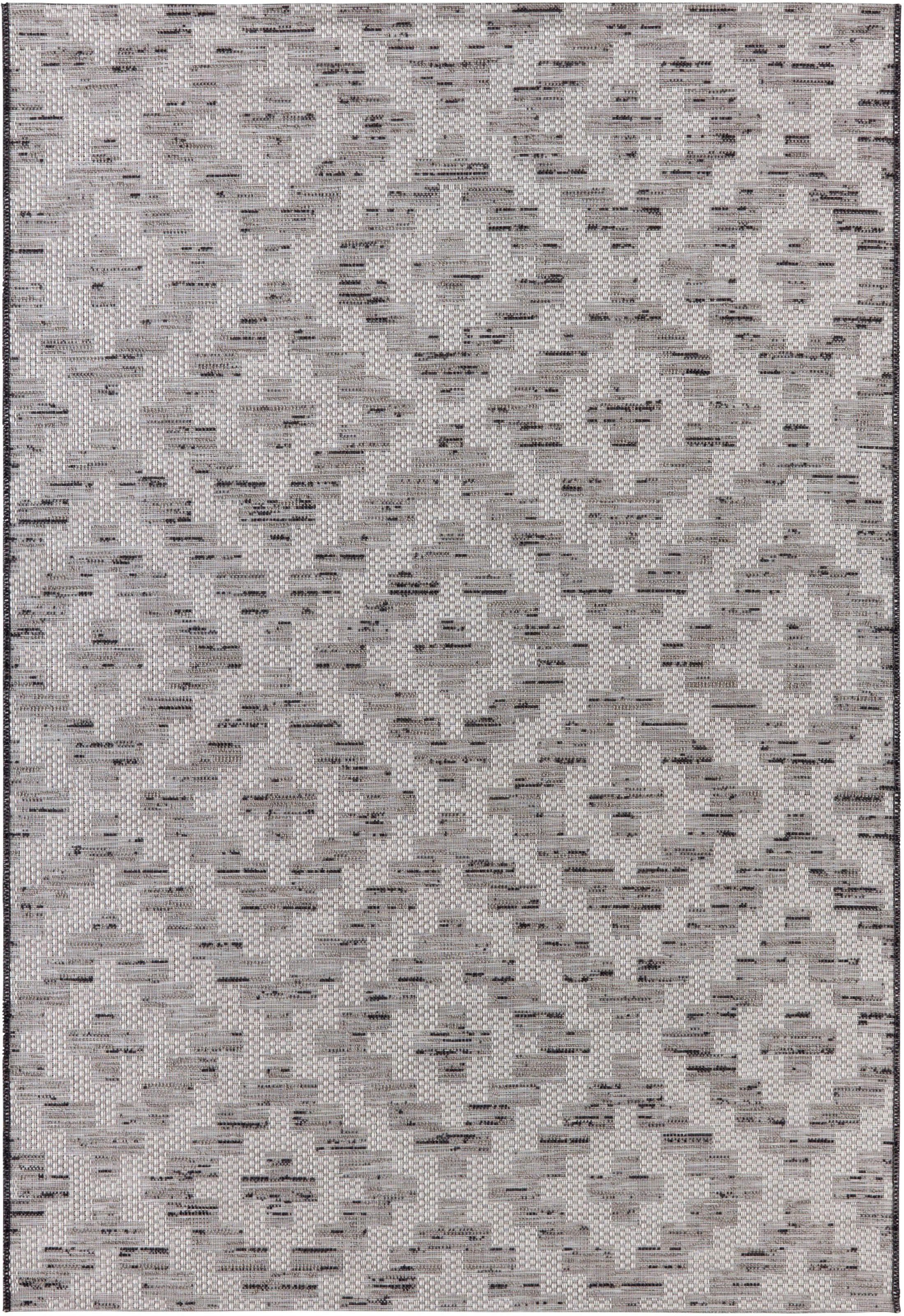 ELLE DECORATION Teppich »Creil«, rechteckig, 3 mm Höhe, In-und Outdoor geeignet, Strapazierfähig und pflegeleicht, Flachgewebe