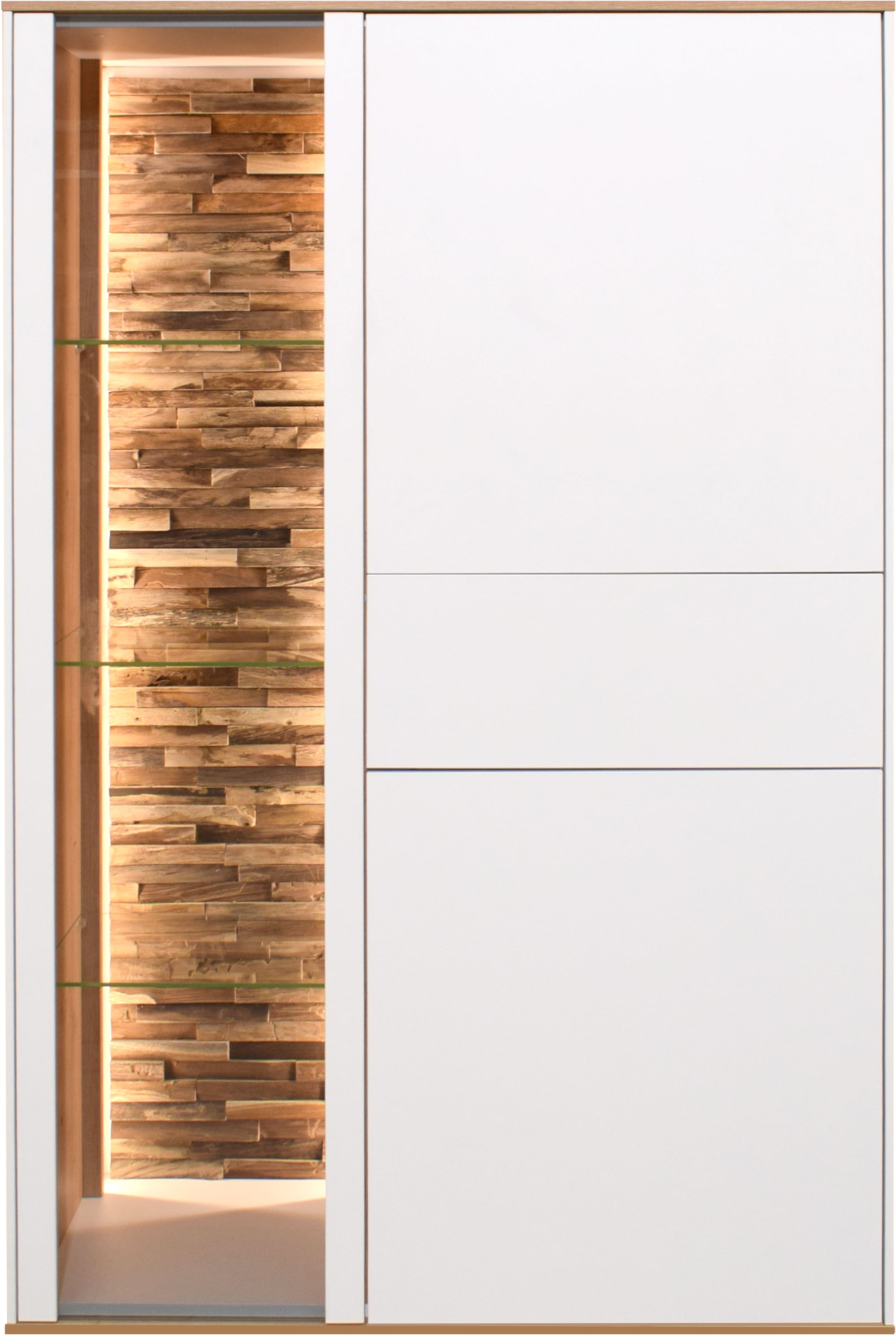 Mäusbacher Highboard Faro Highboard B 101 cm, inkl.Beleuchtung, Push to ope günstig online kaufen