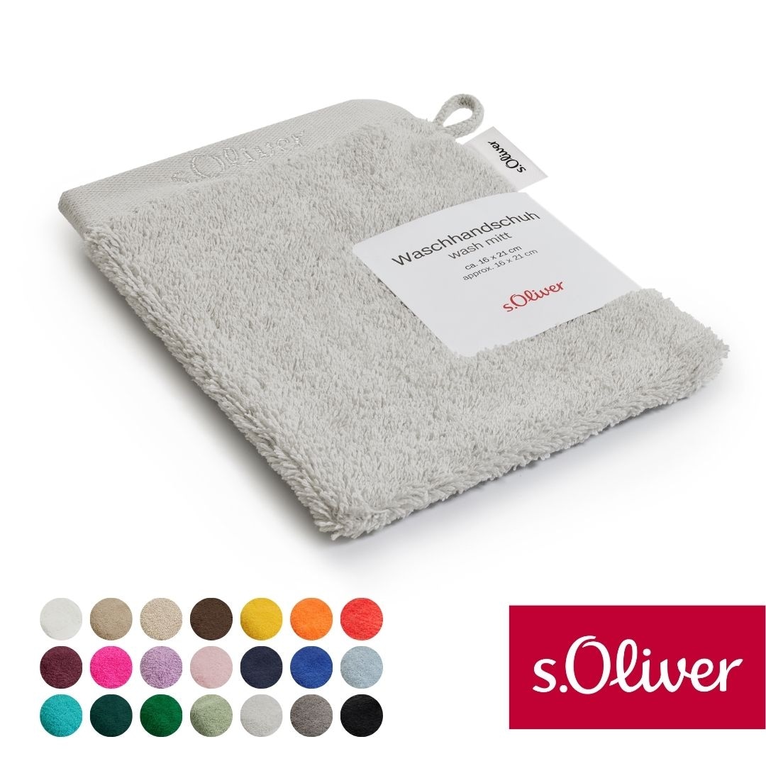 s.Oliver Waschhandschuh "s.Oliver, Premium Qualität, 600 gr/m², auch als Se günstig online kaufen