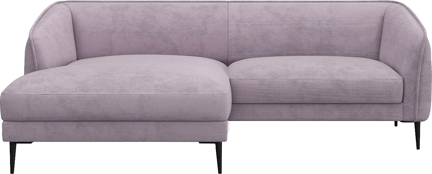 FLEXLUX Ecksofa "Belle Designsofa, bequem durch Kaltschaum im Sitz, OTTOs C günstig online kaufen