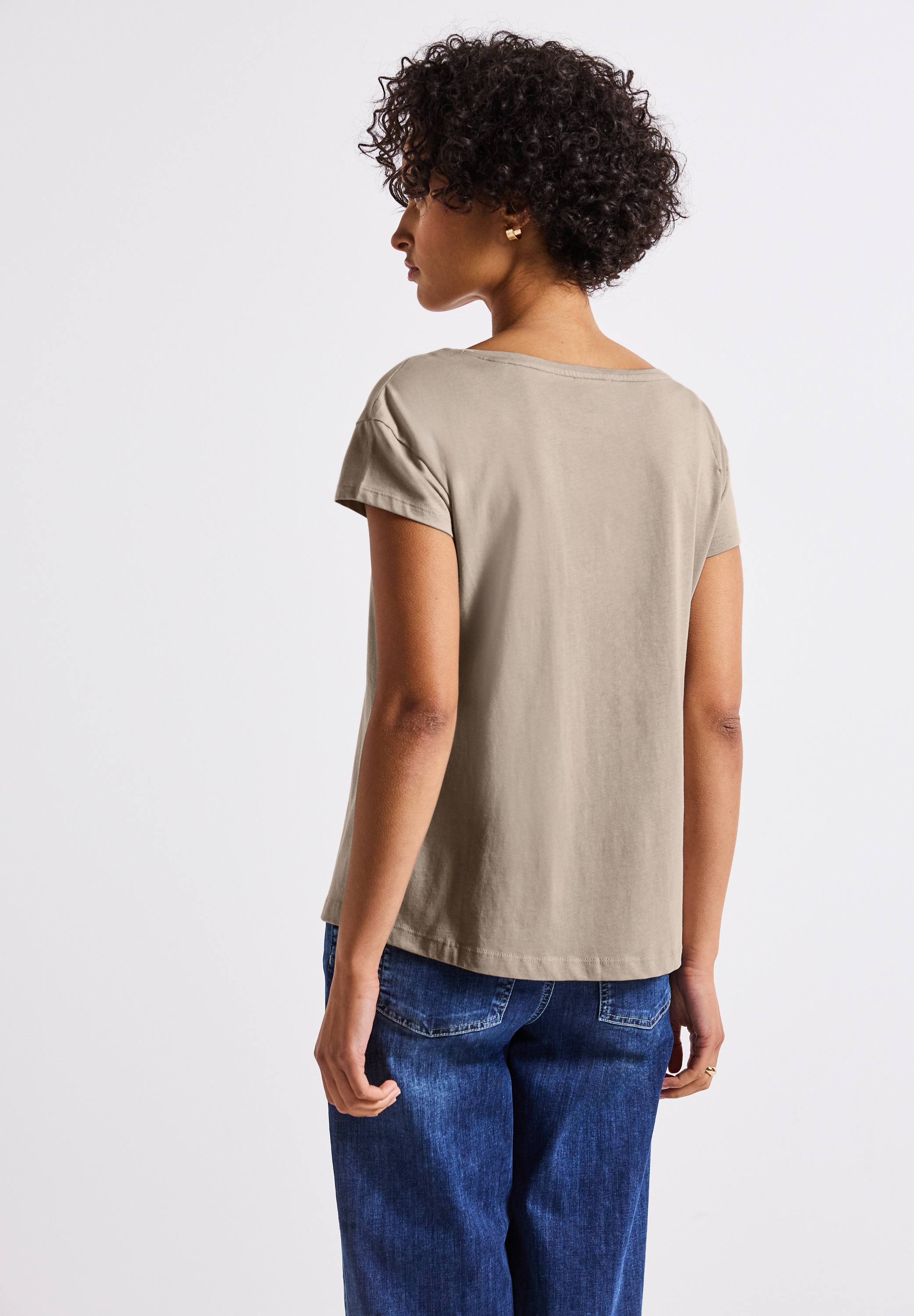 STREET ONE T-Shirt, aus reiner Baumwolle