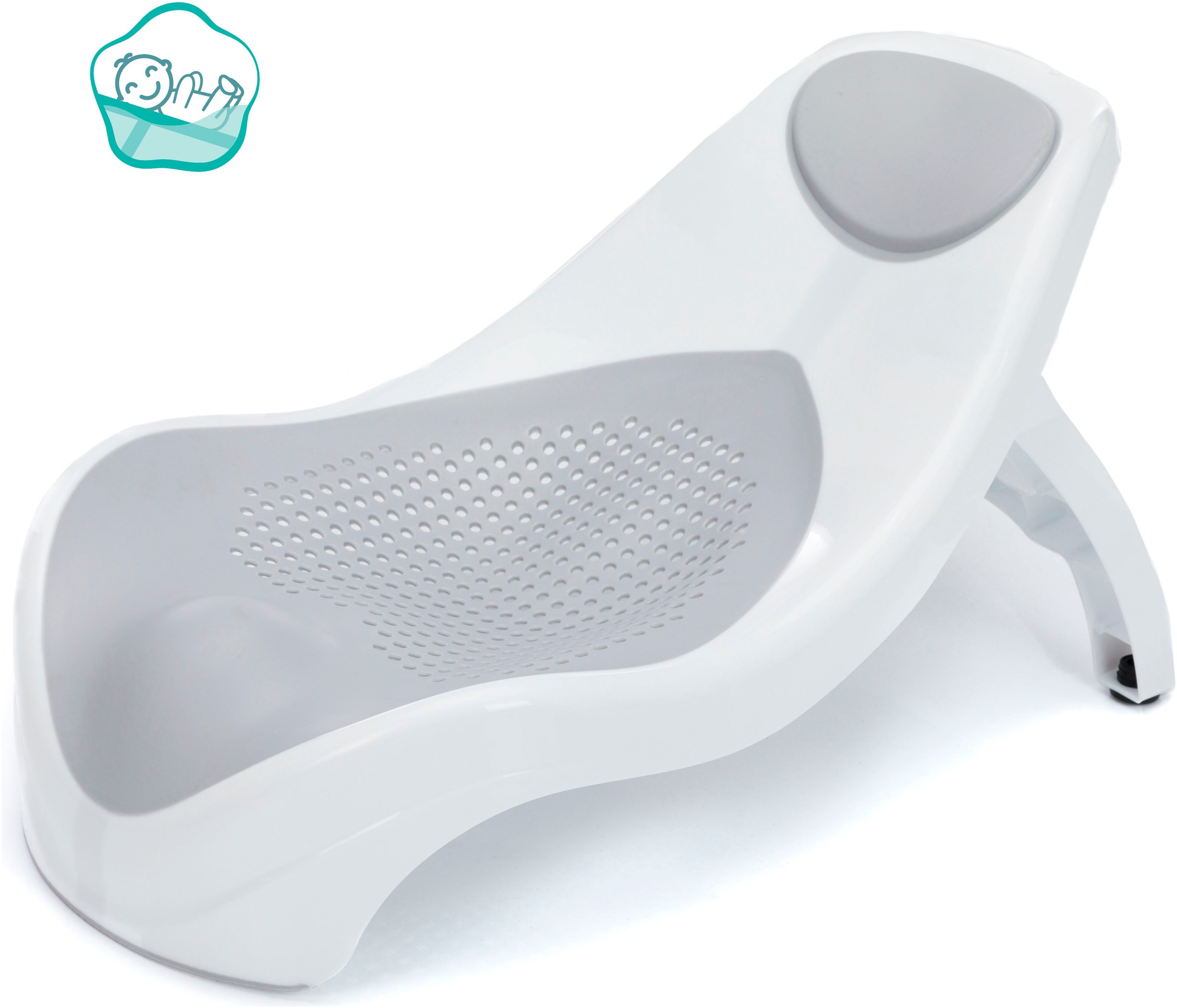 Fillikid Badesitz »Badewannensitz Delfin grau«