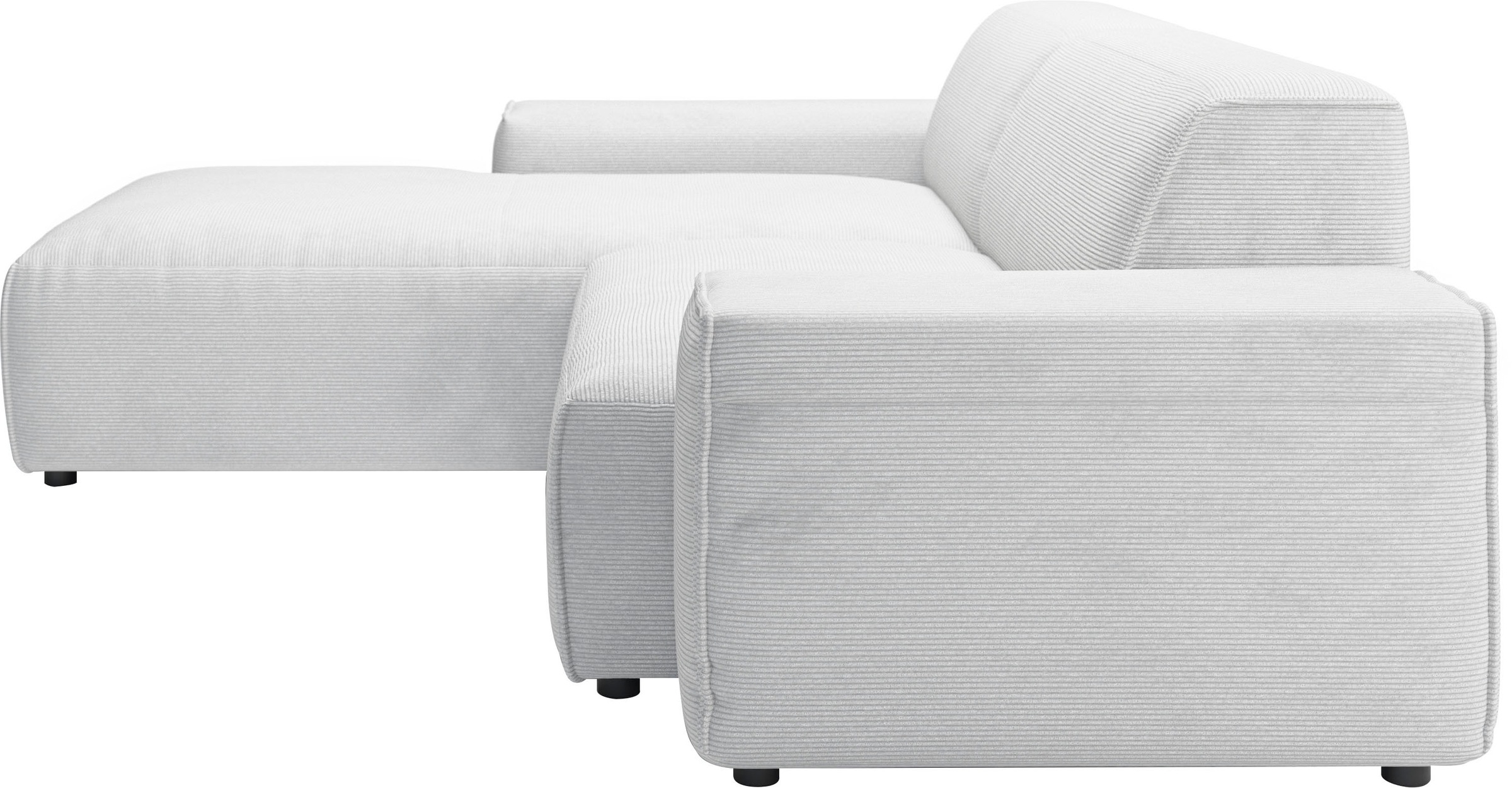 andas Ecksofa »Glimminge L-Form auch in Breitcord, Feincord + Easy care-Bezug,«, Breite 234, Zierkissen