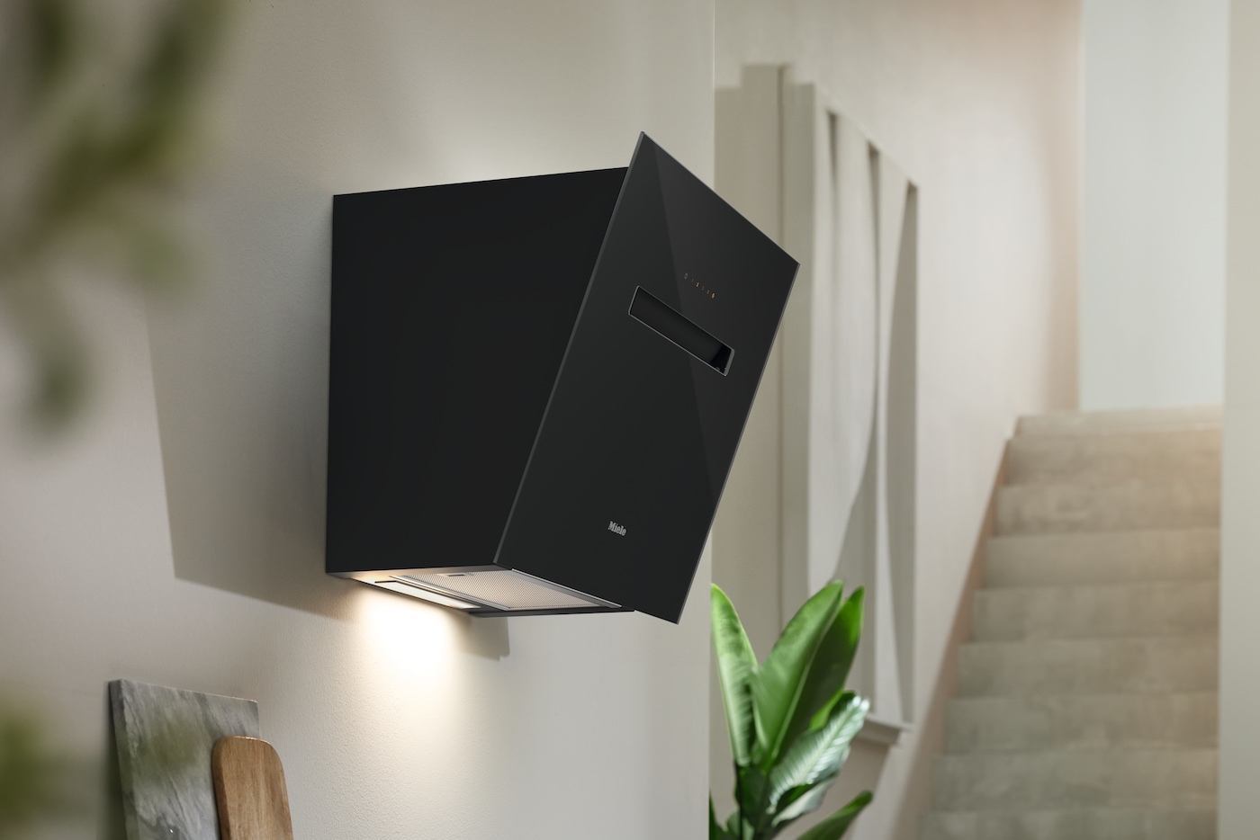 MIELE Wandhaube "DAH 1650 Active", B:59,8cm H:44,3cm T:38,8cm, schwarz, Dunstabzugshauben