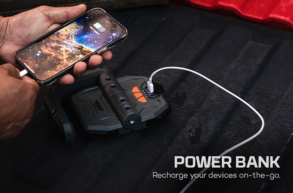 NEBO LED Taschenlampe »Nebo OMNI 3K« Set, Taschenlampe inkl. Ladekabel, 2 Stk. tlg.