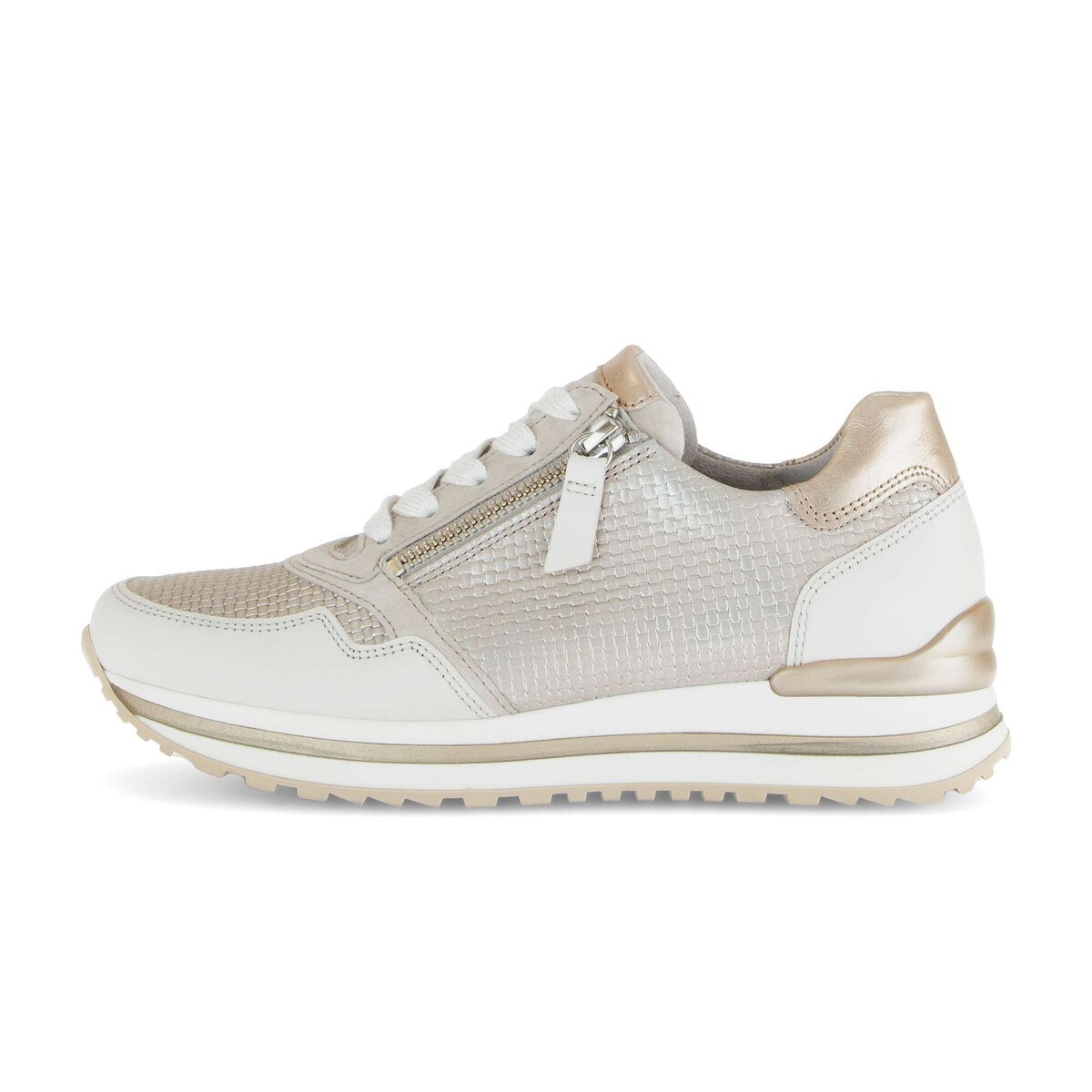 Gabor Sneaker "Sneaker low Materialmix Leder" günstig online kaufen