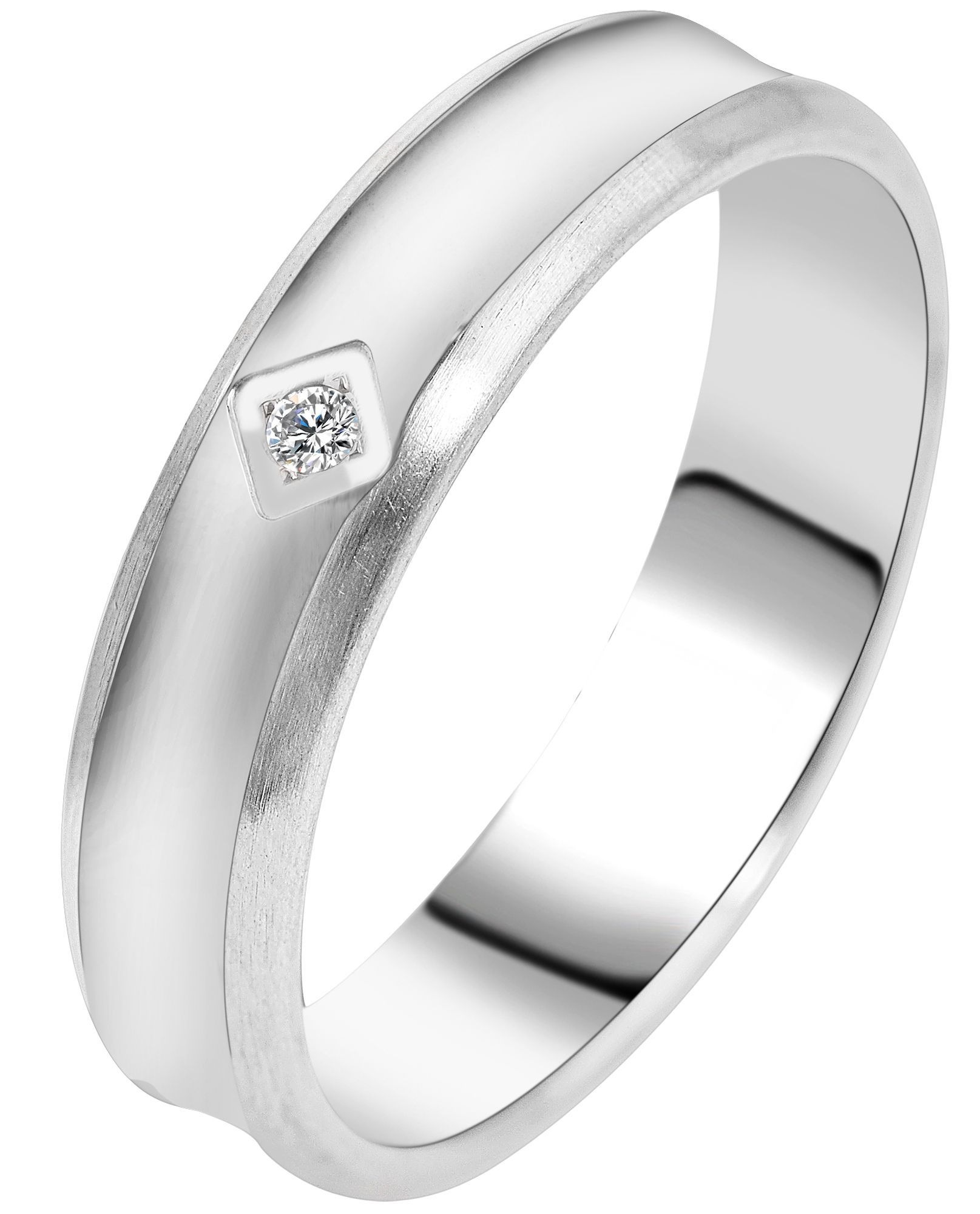 Fingerring ADELIA´S "Damen Ring aus Edelstahl" Gr. 50, silber, Fingerringe, Damen, 50, Edelstahl, Fingerring 4
