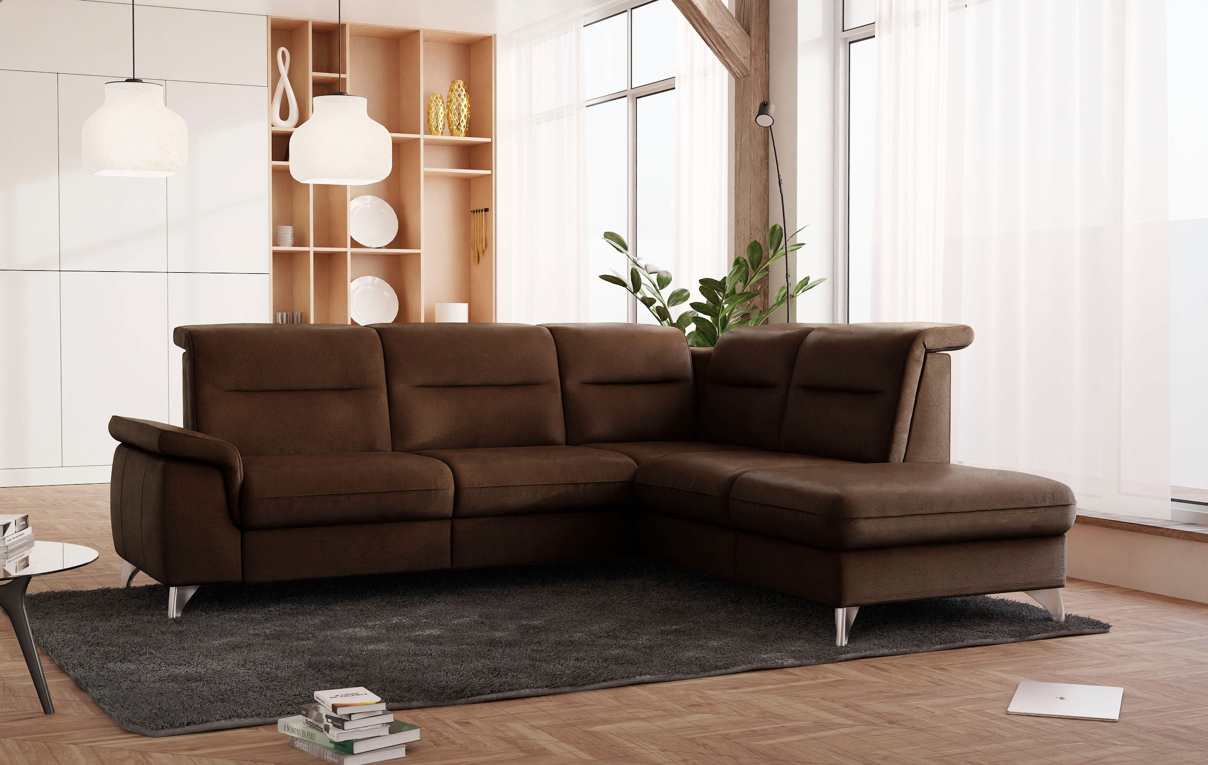 sit&more Ecksofa "Astoria L-Form", wahlweise mit motorischer Relaxfunktion günstig online kaufen