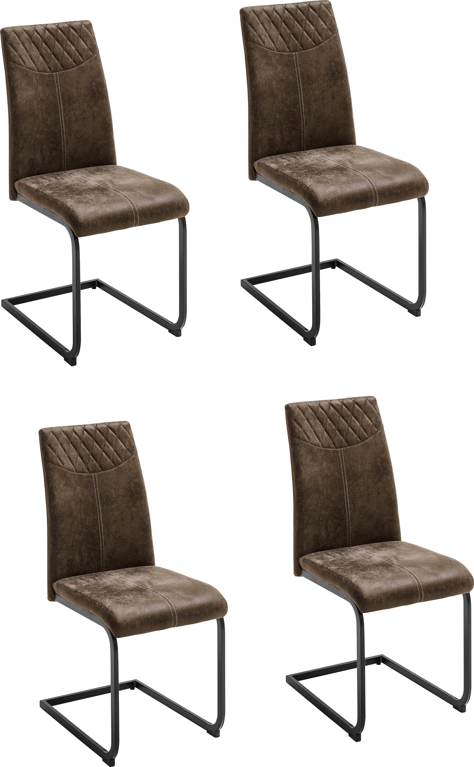MCA furniture Esszimmerstuhl "Aosta" (Set) 4 Stk. Stoffbezug Stoffbezug Vin günstig online kaufen