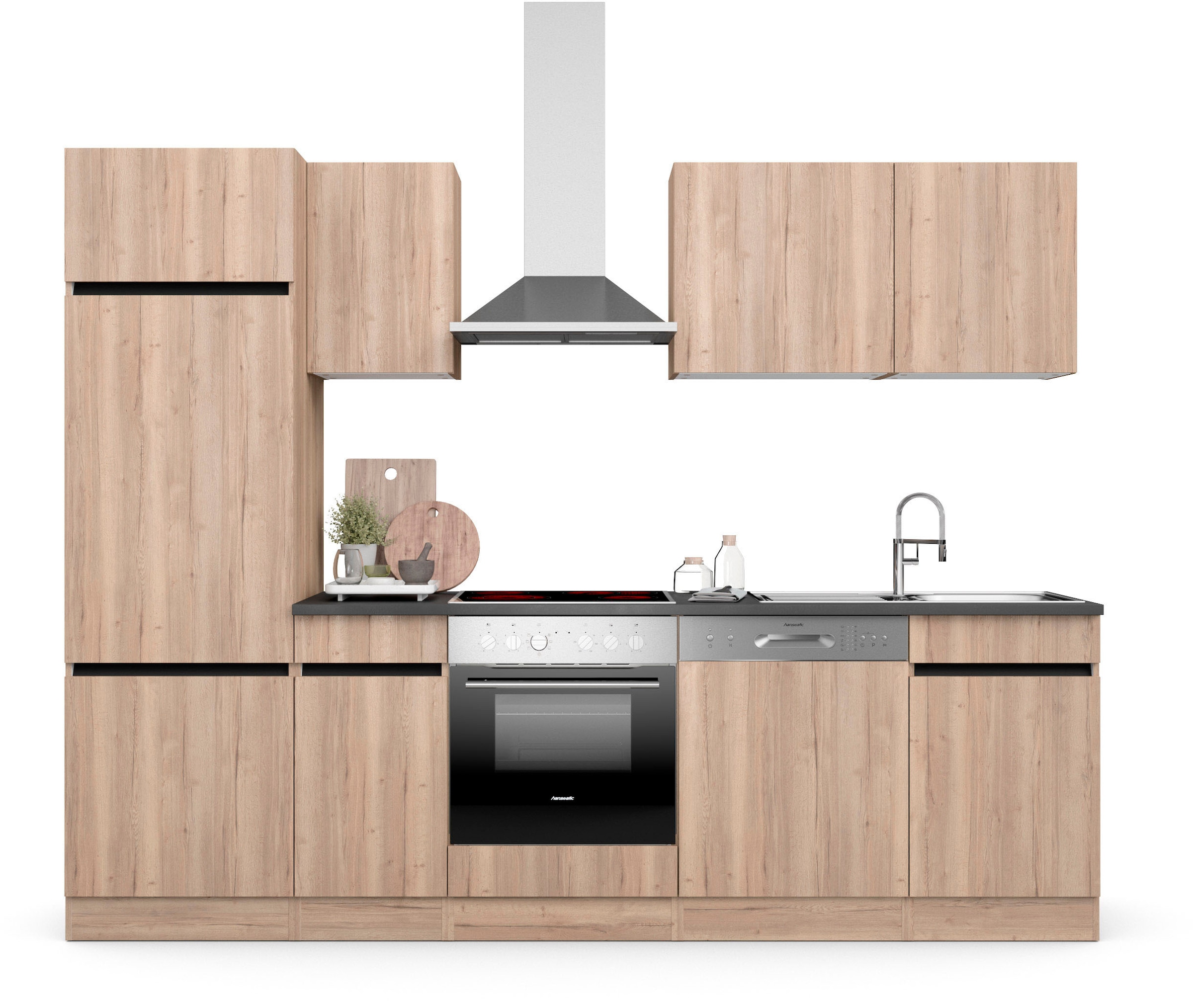 OPTIFIT Küche »Safeli«, mit Hanseatic-E- 270 Geräte cm, oder | wahlweise Breite kaufen BAUR ohne