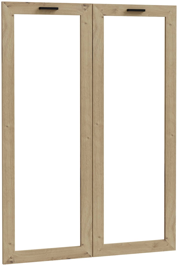 FORTE Schranktür "Goldsboro" 2 tlg. wahlweise mit Holzoptik oder Glas günstig online kaufen