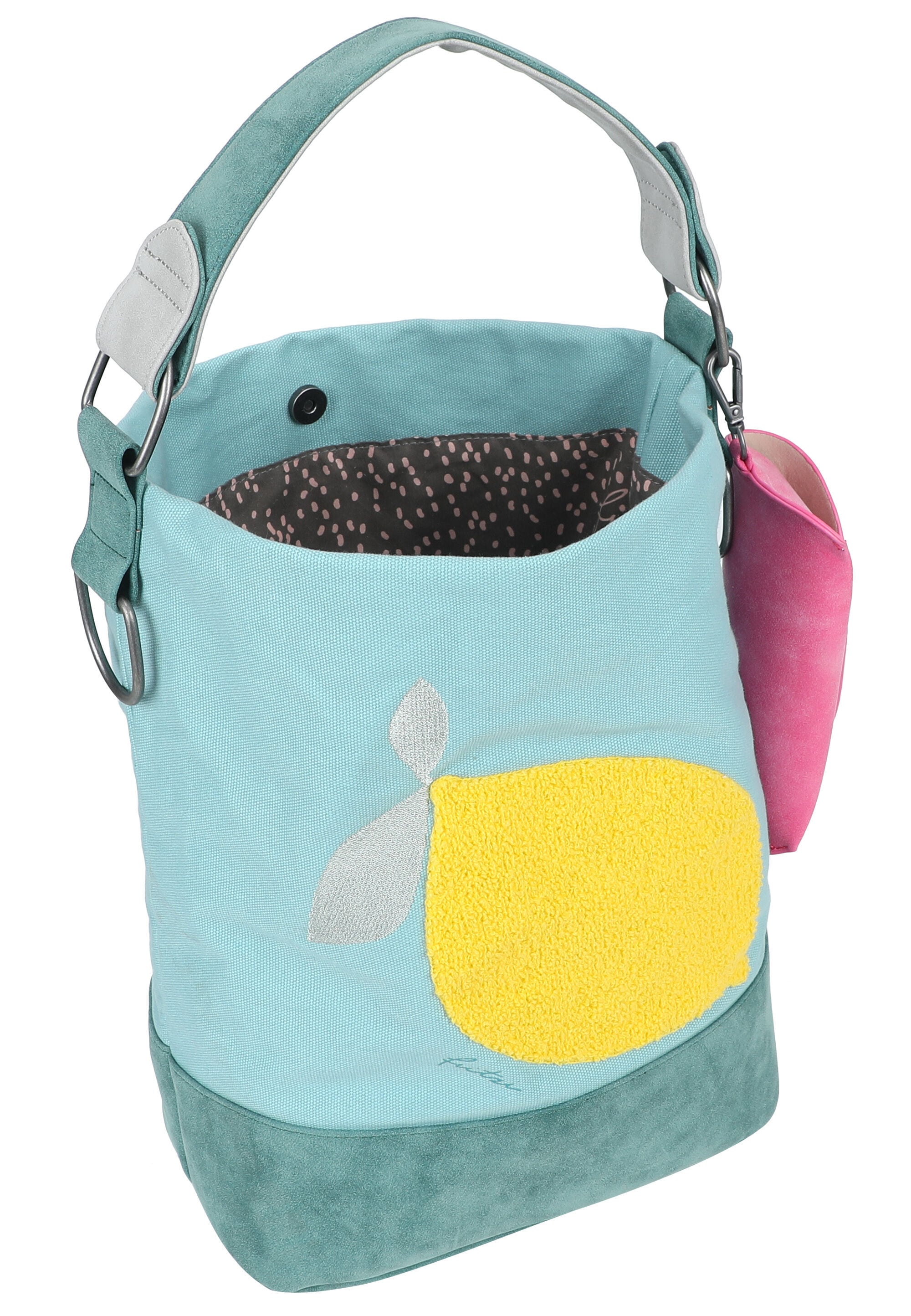 Fritzi aus Preußen Schultertasche »Izzy07 Limited Squeezy lemon« mit Zitronen-Motiv