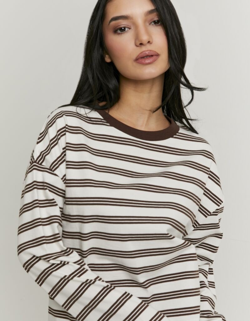 Tally Weijl Langarmshirt »STSCOBERLA« Baumwolle