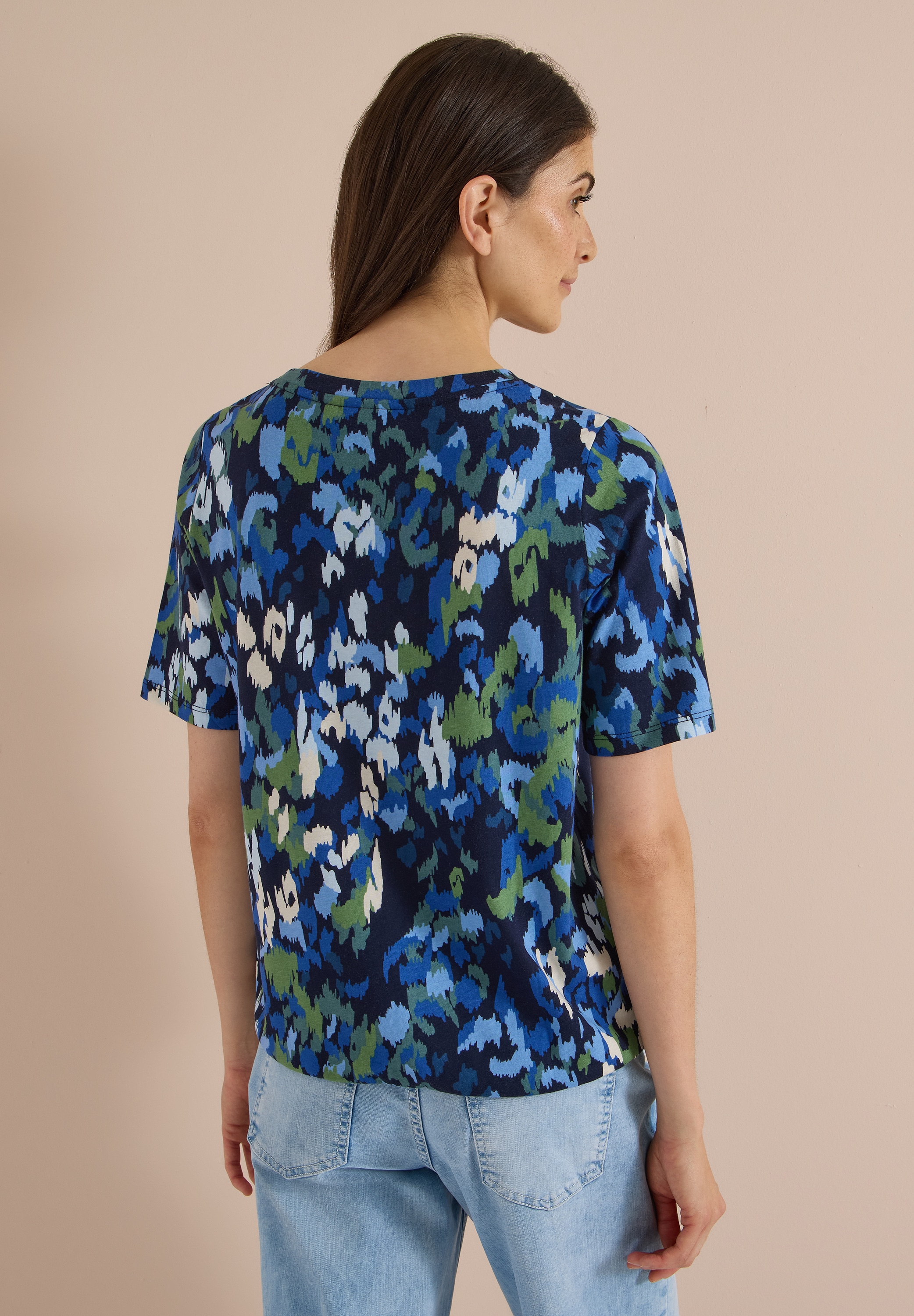 Cecil T-Shirt aus reiner Baumwolle