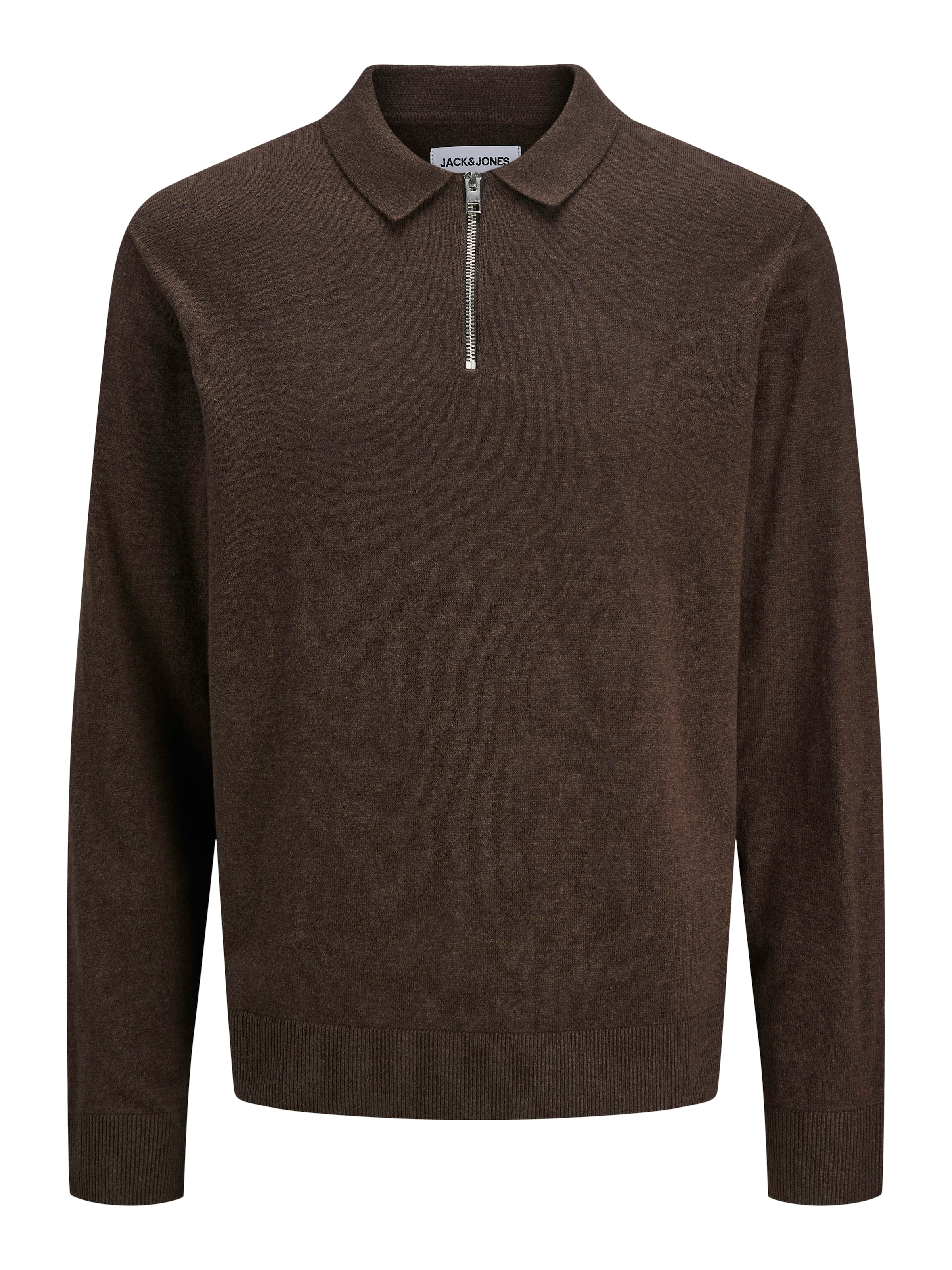 Jack & Jones Polokragenpullover »JJEEMIL KNIT POLO HALF ZIP LS NOOS«, mit Polo Kragen