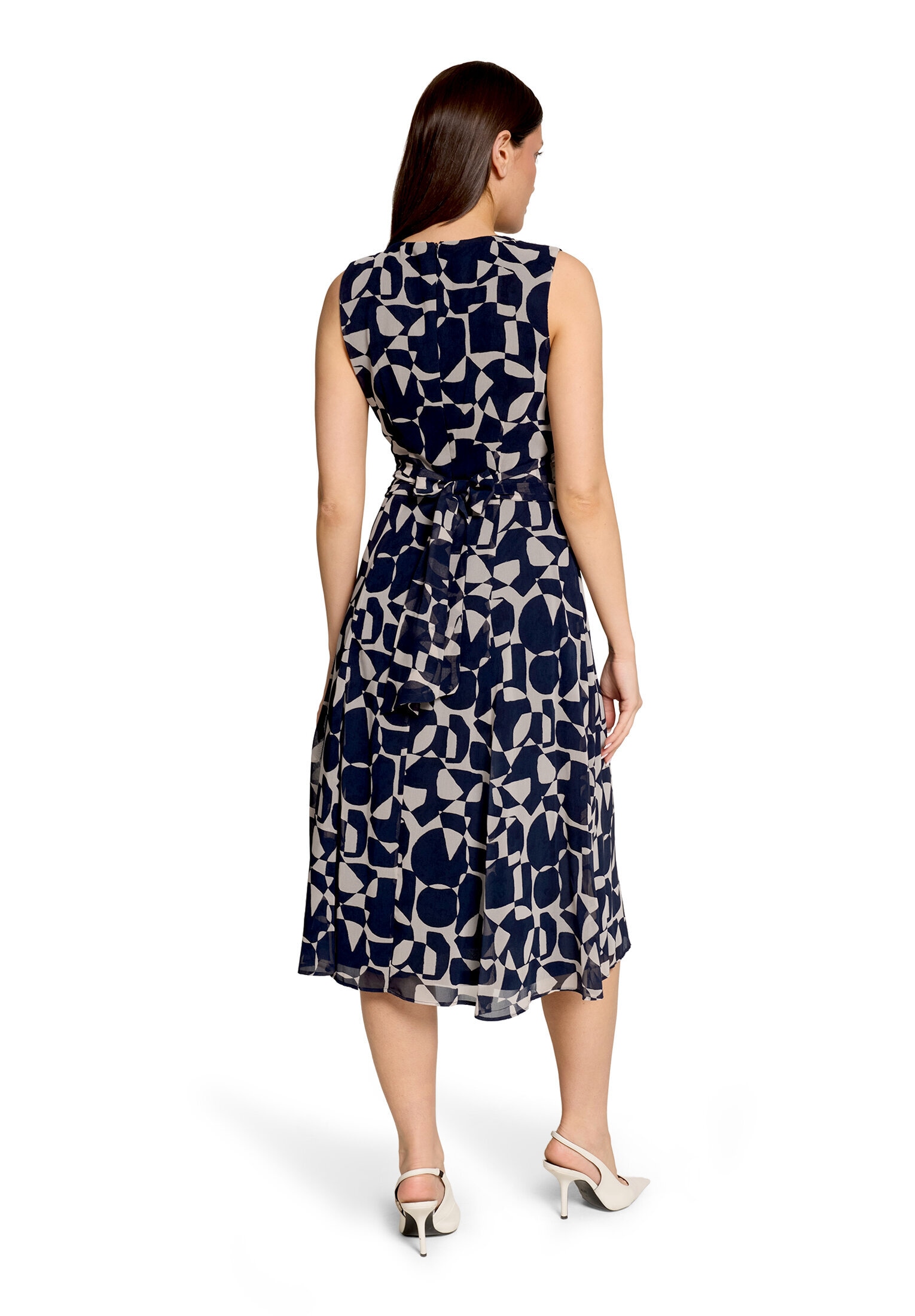 Betty&Co Chiffonkleid »Damen ohne Arm« Ohne Tasche