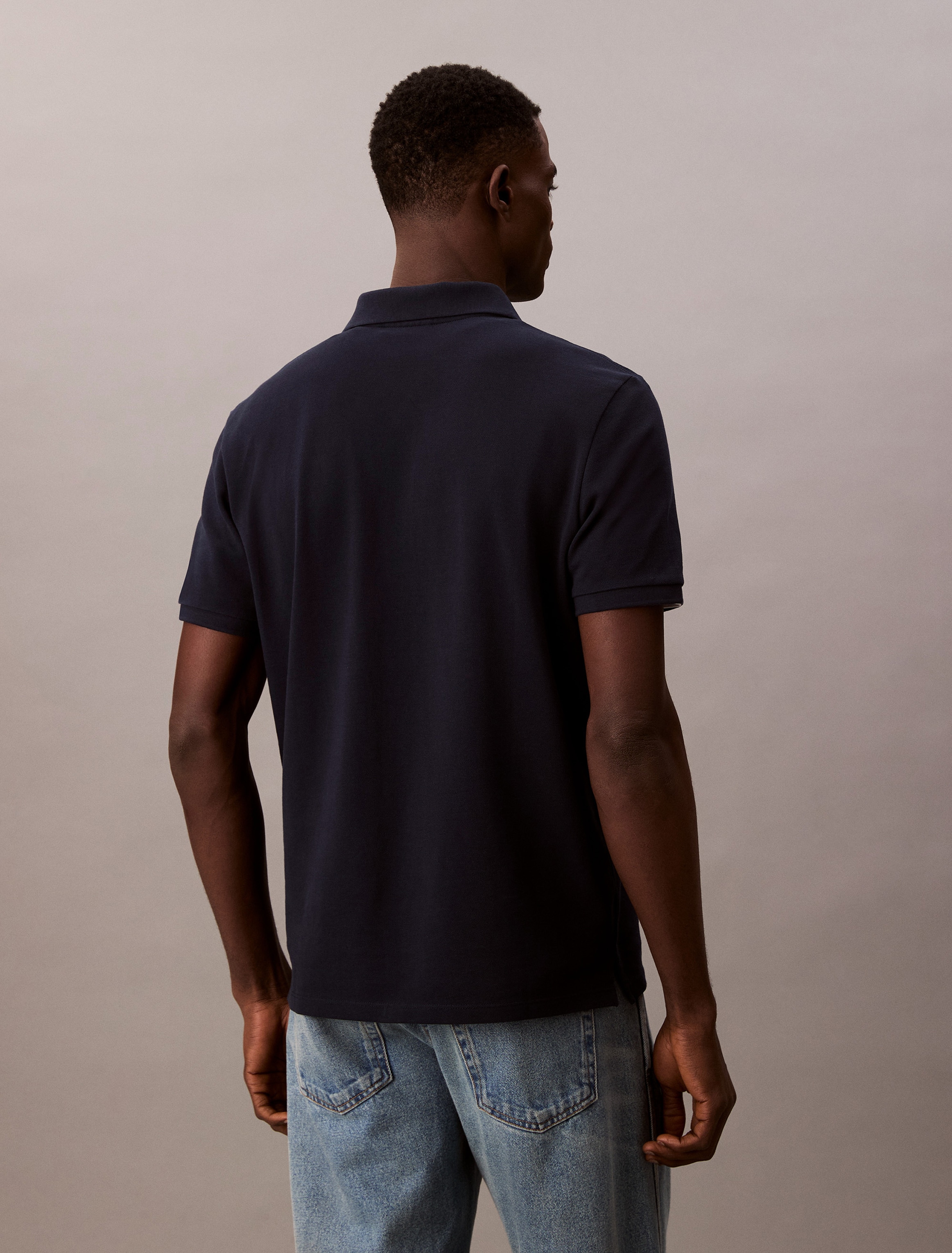 Calvin Klein Jeans Poloshirt »SS CASUAL PIQUE CLASSIC POLO«, Mit Rundhalsausschnitt