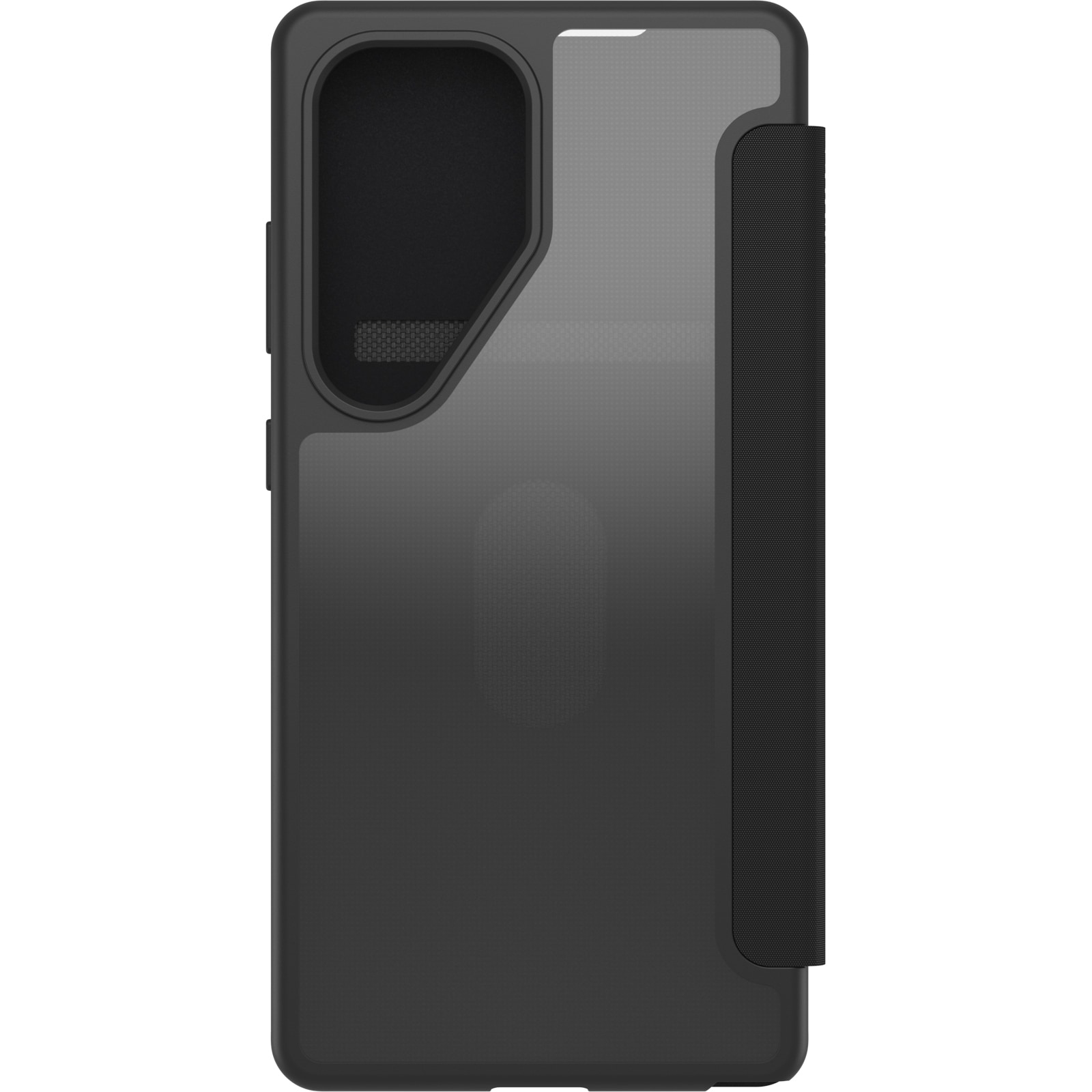 Otterbox Handyhülle »React Folio Samsung Galaxy S25 Ultra -clear/black«, Backcover, Schutzhülle, Handyschutzhülle, Case, Schutzcase, stoßfest