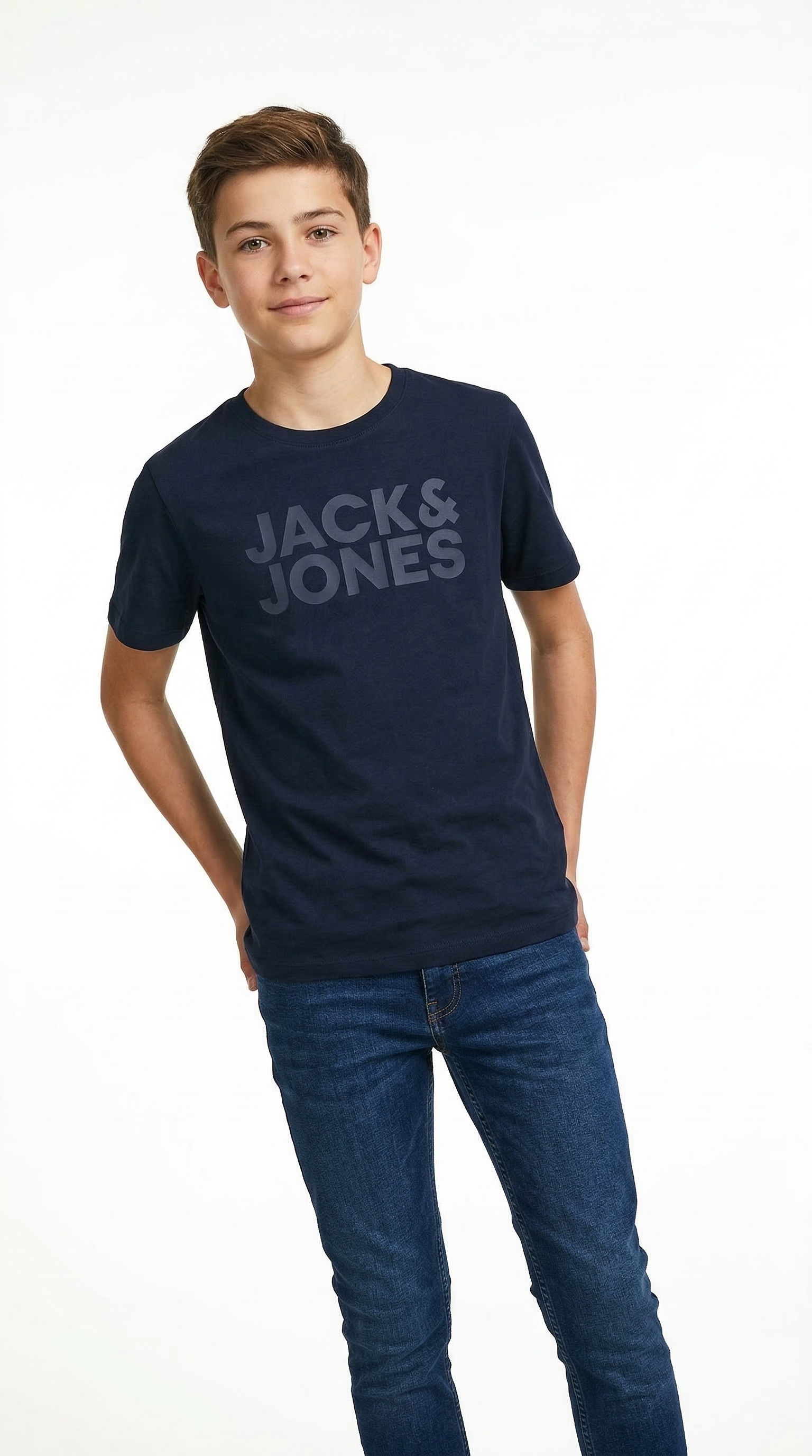 Jack & Jones Junior T-Shirt »JJECORP LOGO TEE SS CN 2PK MP NOOS JNR« Packung, 2 tlg.