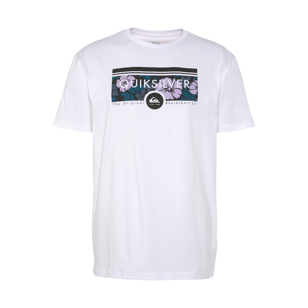 Quiksilver T-Shirt »Herren Doppelpack mit Logodruck«, (Packung, 2 tlg.)