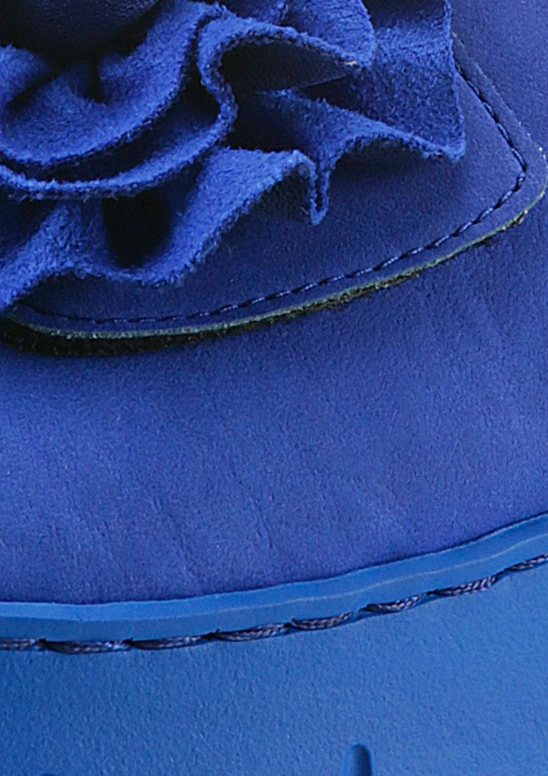Rieker Pantolette, Plateau, Sommerschuh, Schlappen mit praktischem KIettverschluss
