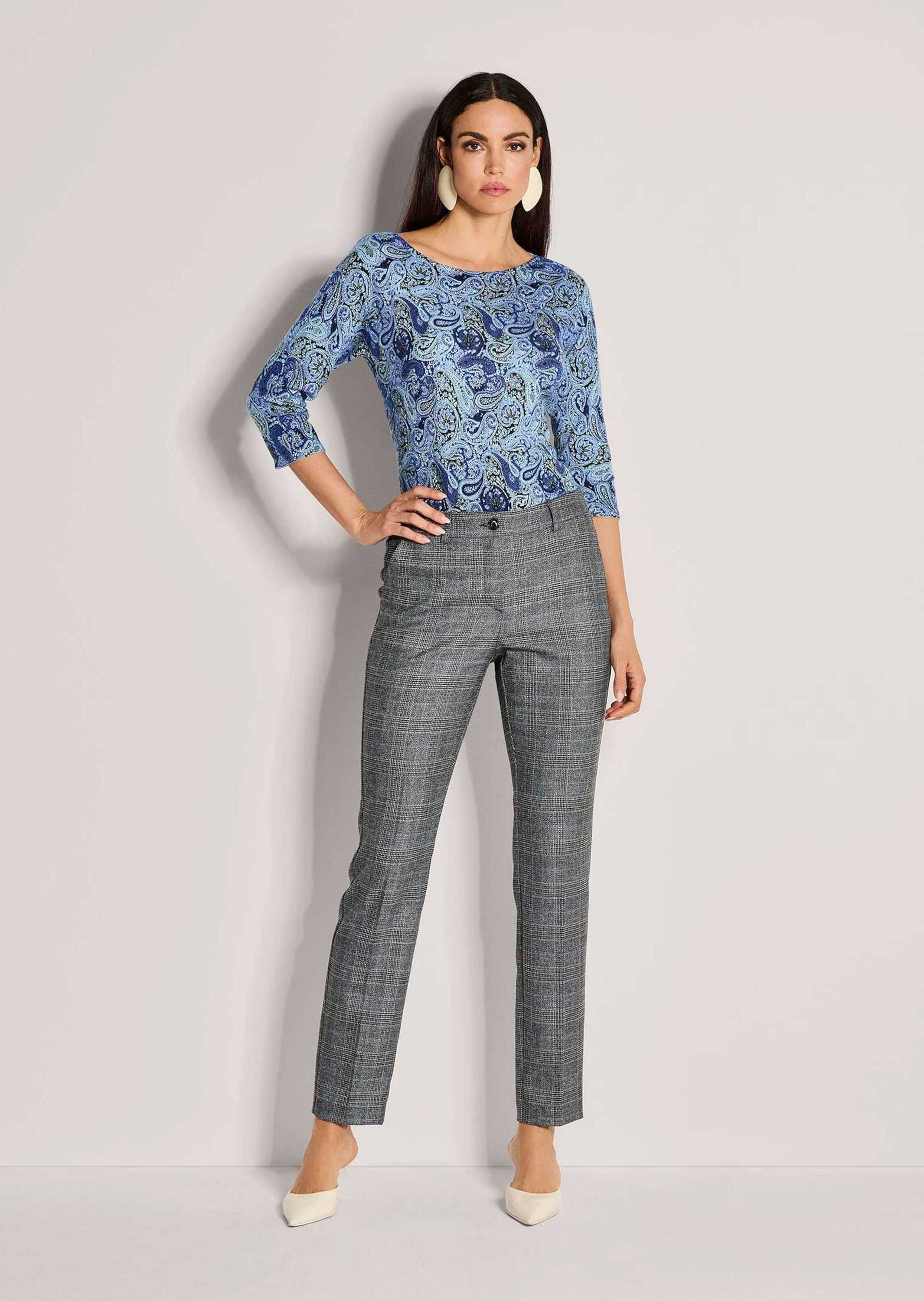 MADELEINE Stoffhose "Stoffhose Glencheck-Hose mit Stretch" günstig online kaufen