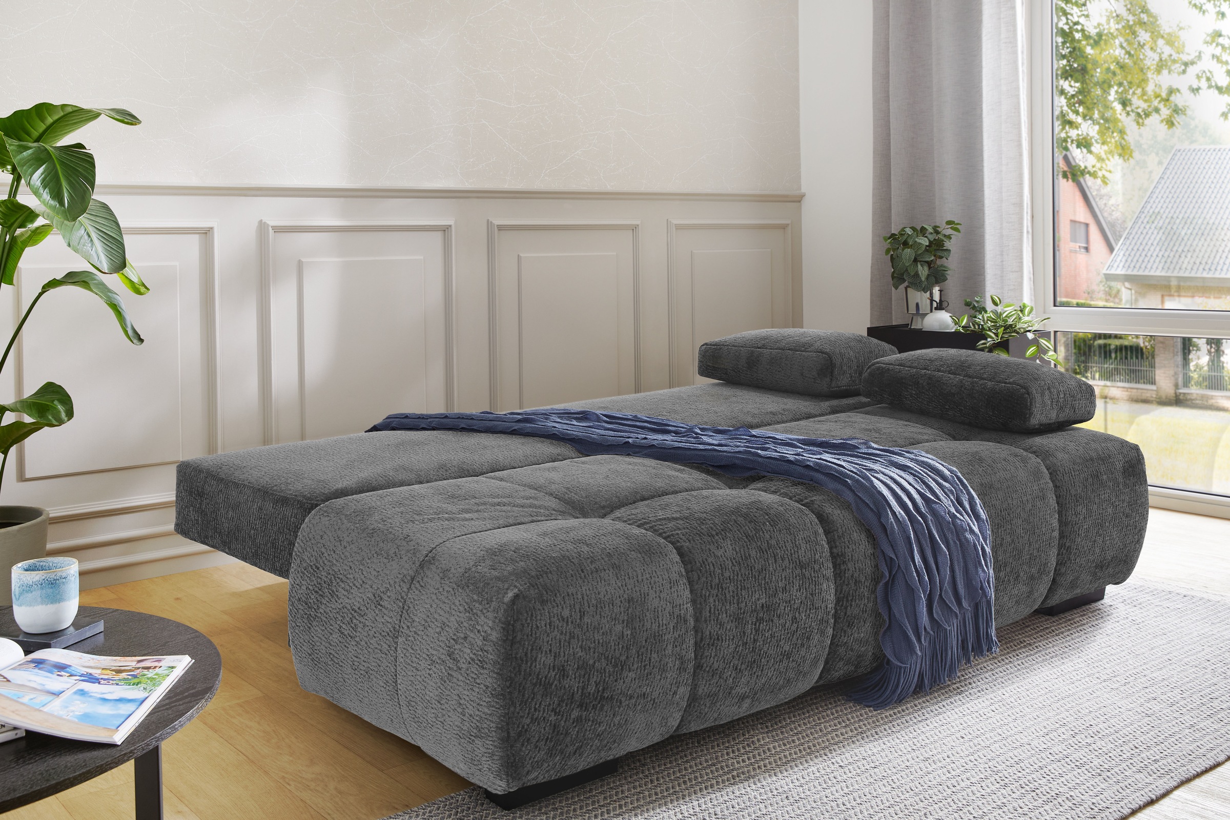 Jockenhöfer Gruppe Schlafsofa "Reno, B: 213 cm, Liegefl. 148x200 cm" mit Schlaffunktion & Bettkasten