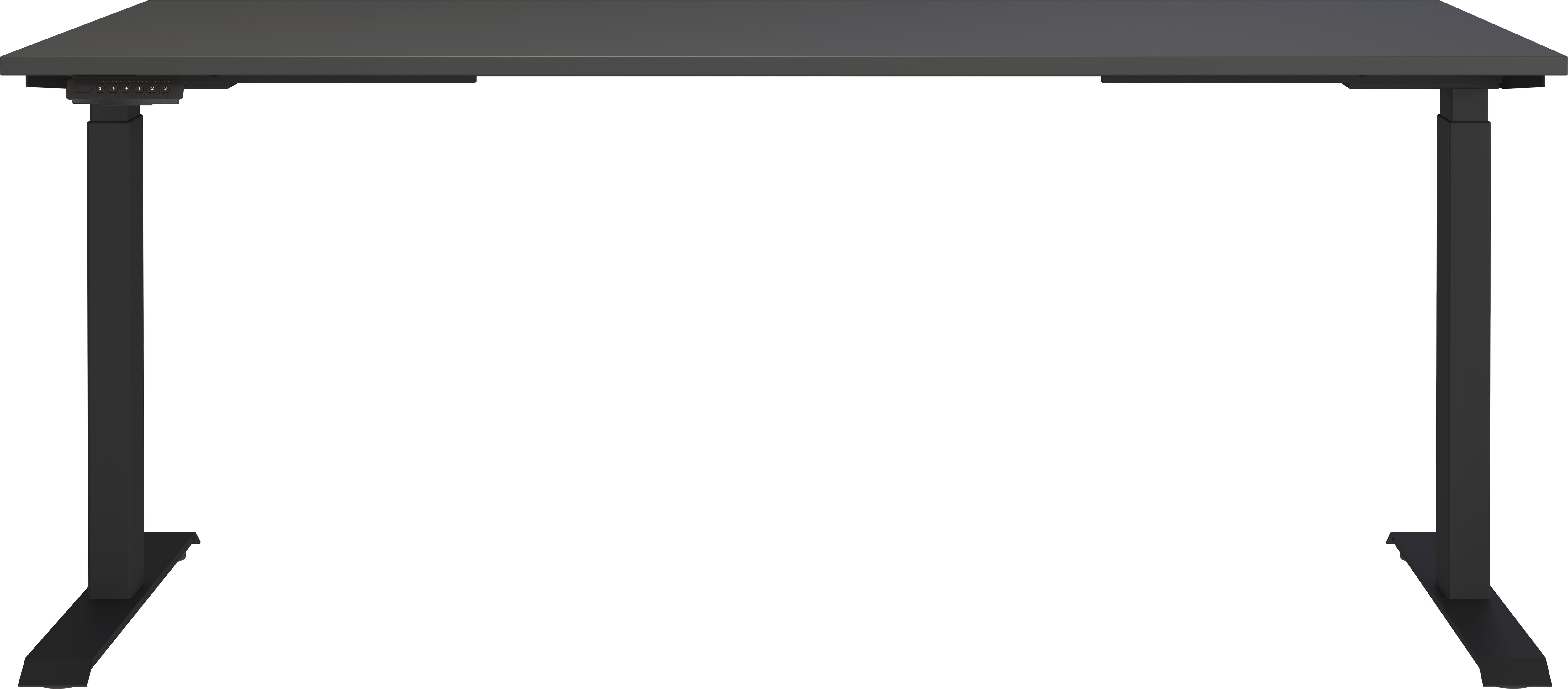 Thumbnail - GERMANIA Büromöbel-Set "Mailand, inkl. Schreibtisch (elektr. höhenverstellbar) & Rollcontainer" 2 Stk. tlg. Breitenvaria...