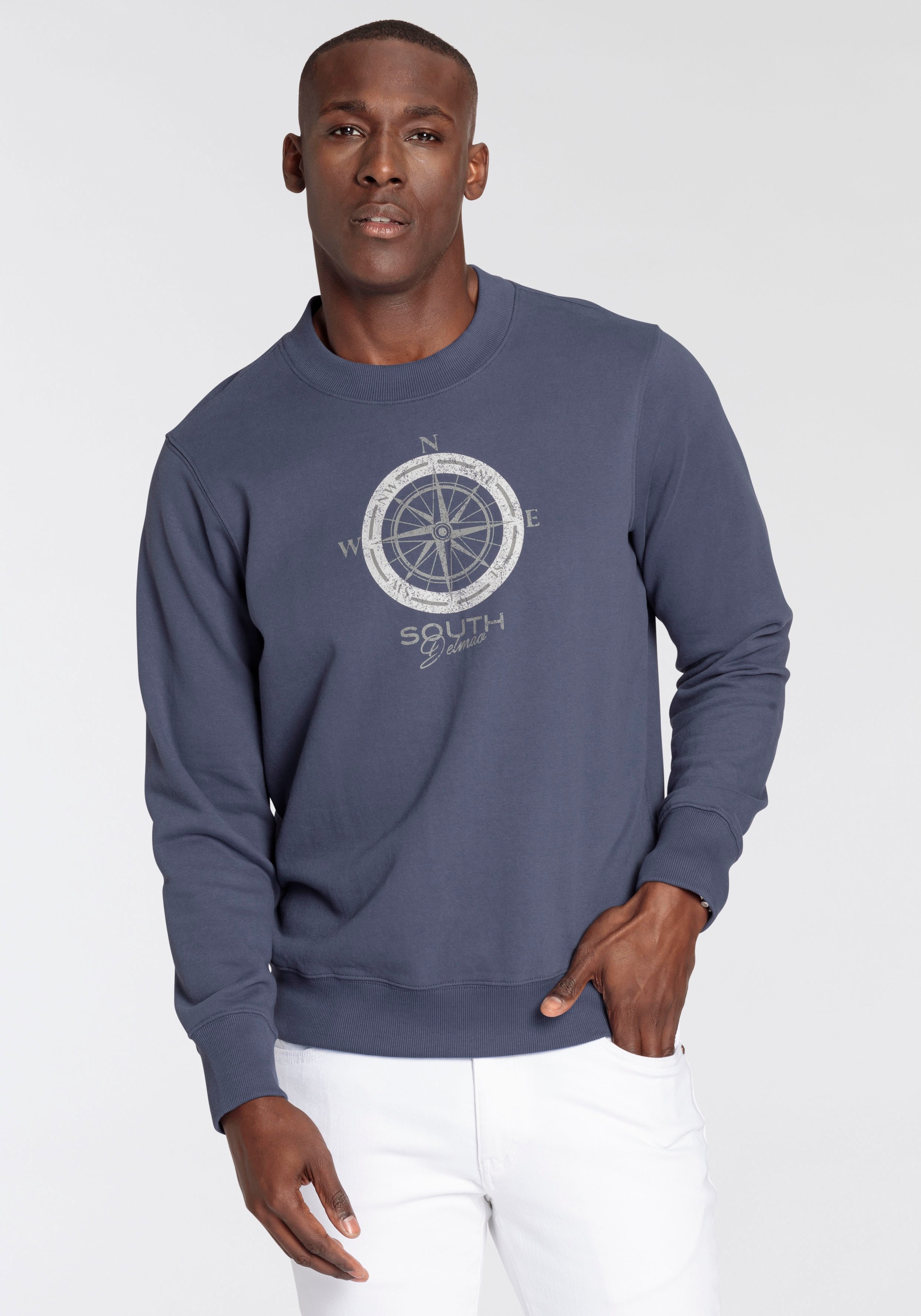 DELMAO Sweatshirt, mit Print ▷ kaufen | BAUR