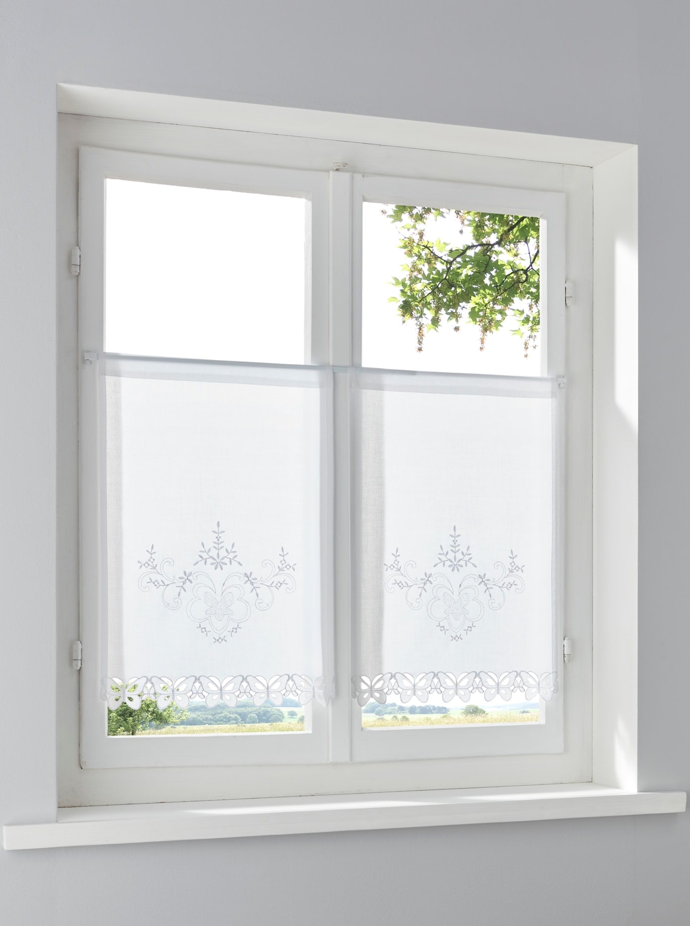 heine home Querbehang Stangendurchzug 1 Stk. tlg.