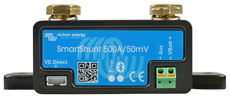 offgridtec Batteriewächter »SmartShunt 500A«, (Packung, 3 tlg.), mit Bluetooth-Modul-LED-Anzeige, App-Bedienung, All-in-One Batteriewächter mit Bluetooth-Funktion