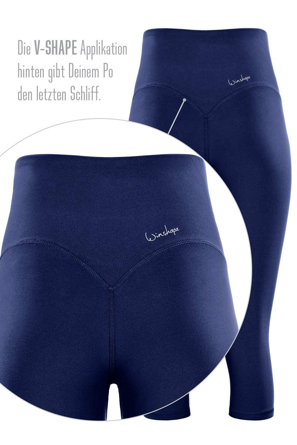 Winshape Leggings »3/4 Functional Comfort HWL217C«, mit V-Shape Applikation und Core-Bund