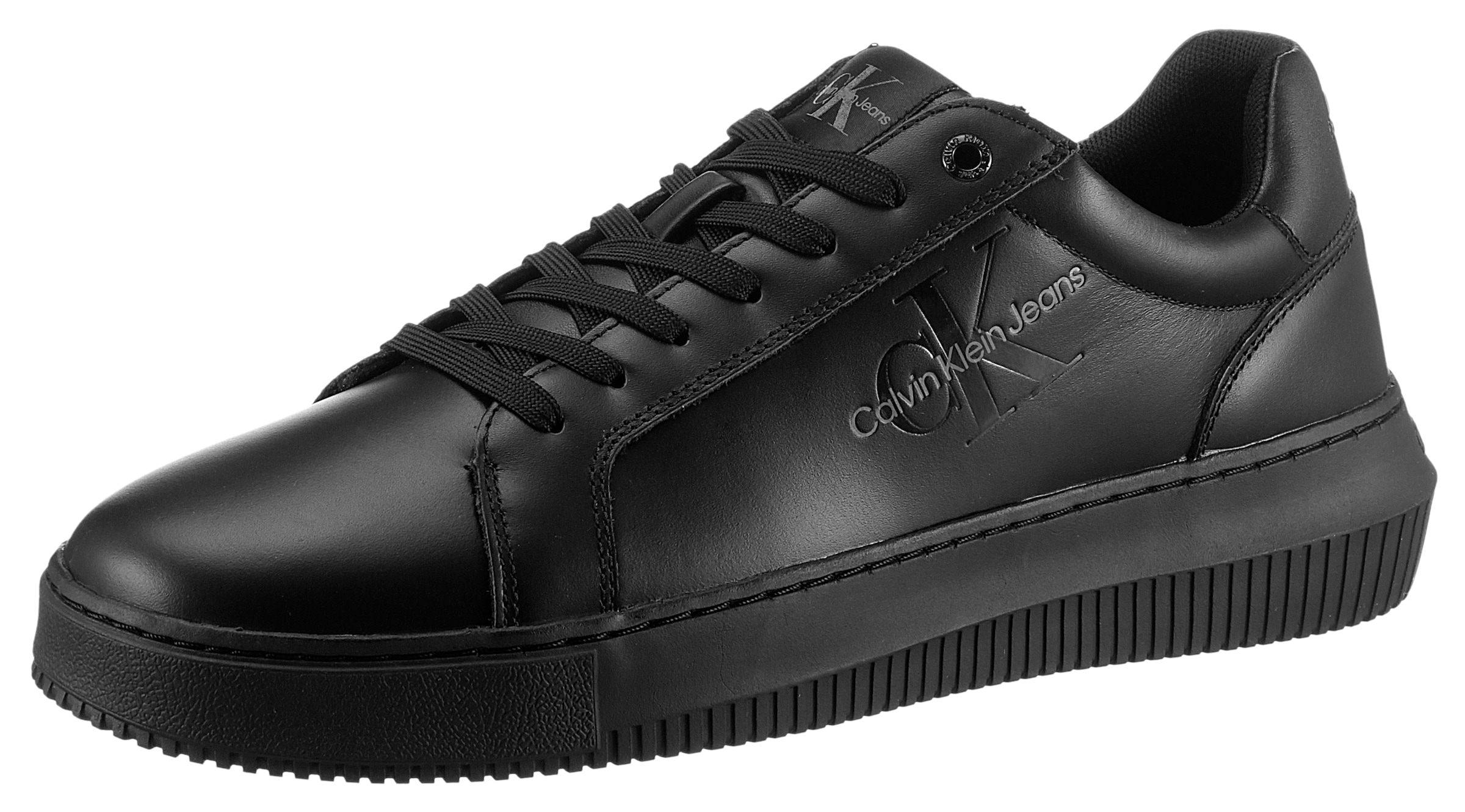 Calvin Klein Jeans Sneaker "CHUNKY CUPSOLE MONO LTH", mit seitlichem Logosc günstig online kaufen