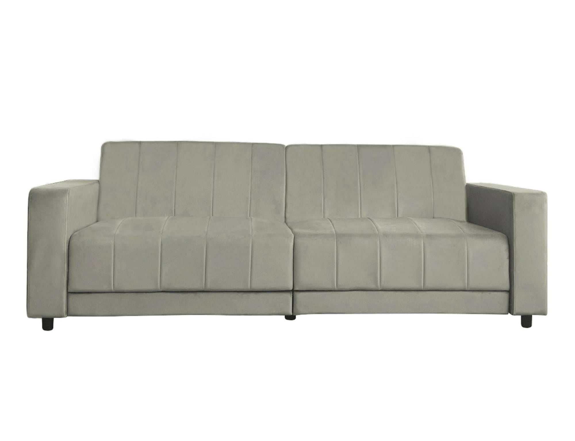 Dorel Home 3-Sitzer »Allie II Schlafsofa 225 cm«, Bett-Funktion (108/190cm), Rückenlehne 2-teilig, mit Steppung
