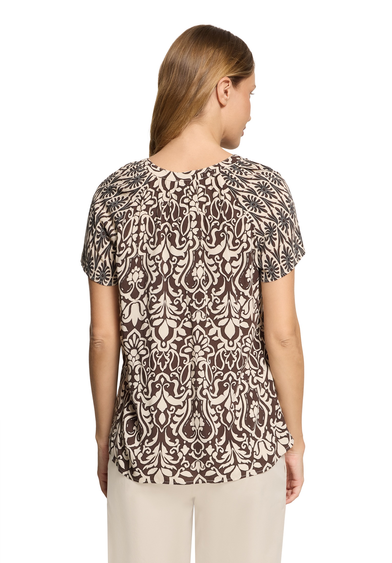 Cartoon Shirtbluse »Damen mit Rüschen«