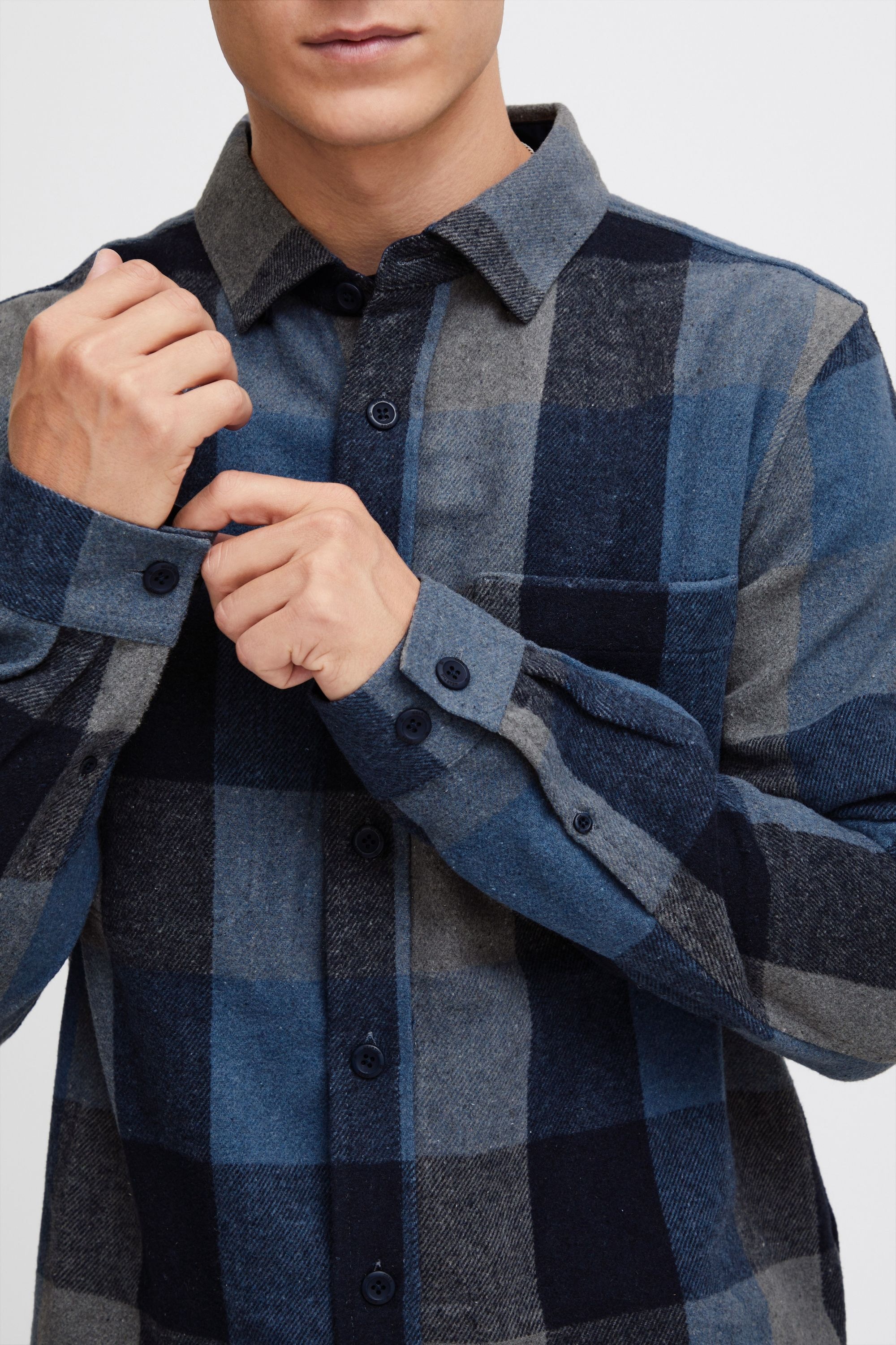 Indicode Fleecejacke »Fleecehemd IDValmer«