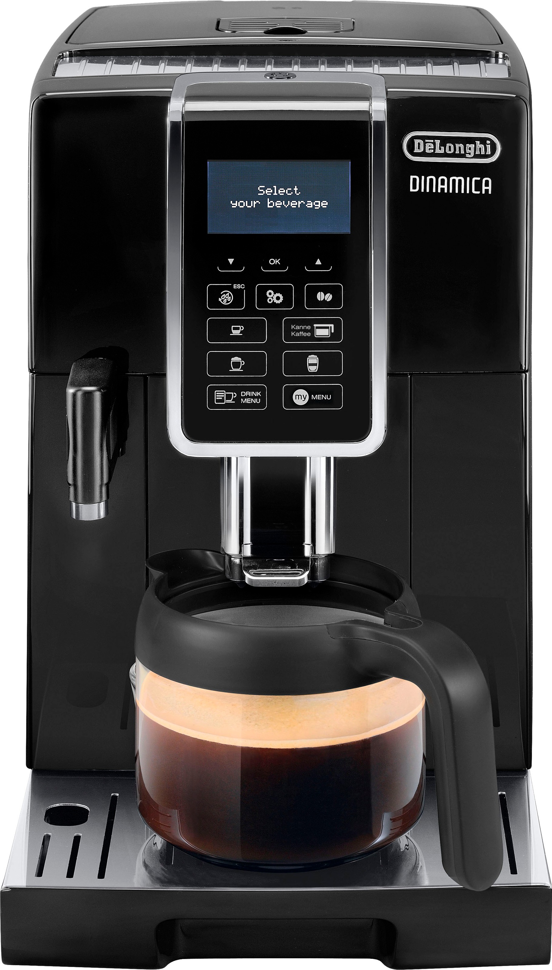 DeLonghi Kaffeevollautomat "Dinamica ECAM356.57.B - 14 Kaffeegetränke mit p günstig online kaufen