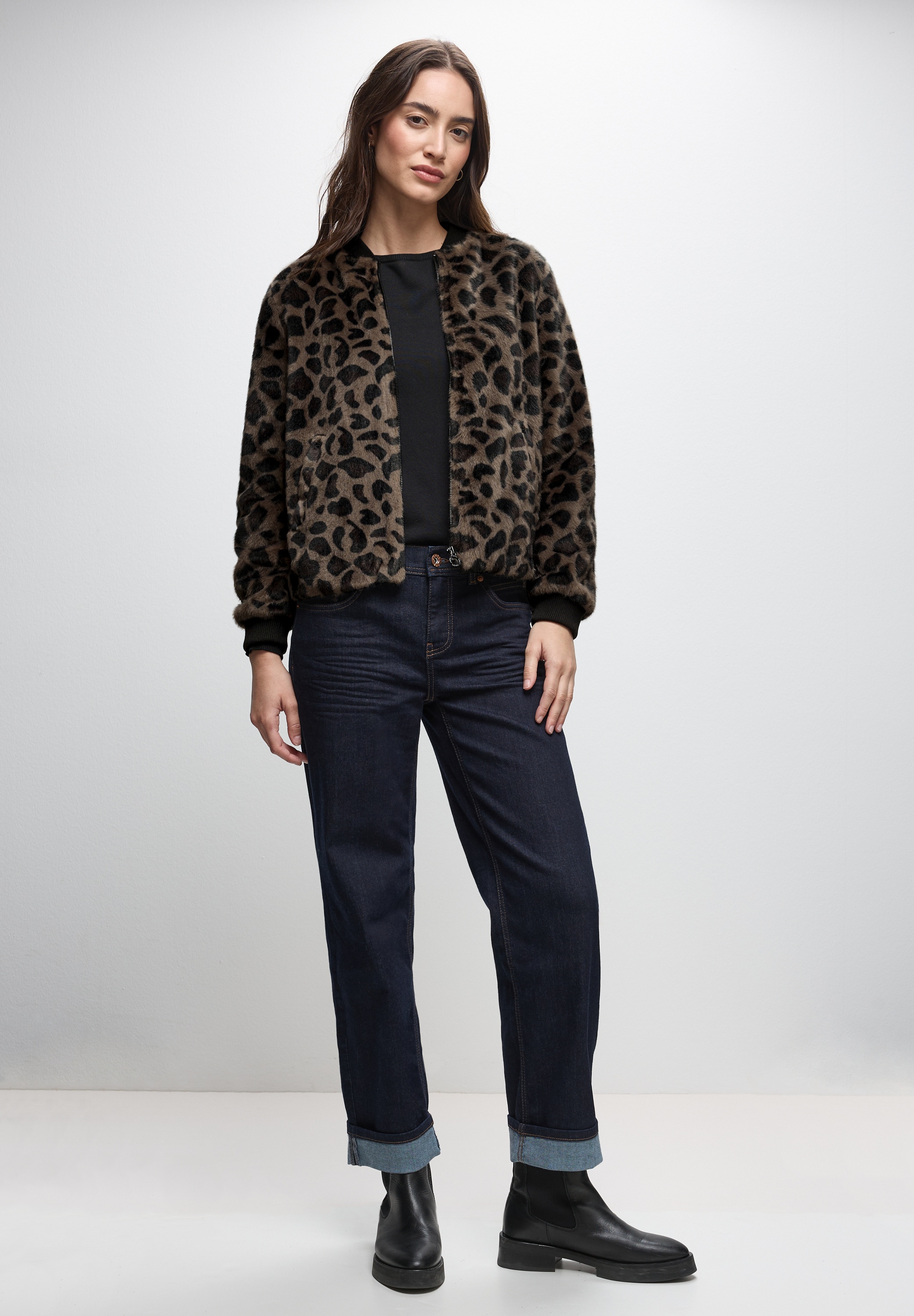 STREET ONE Blouson, ohne Kapuze, mit Elastiksaum
