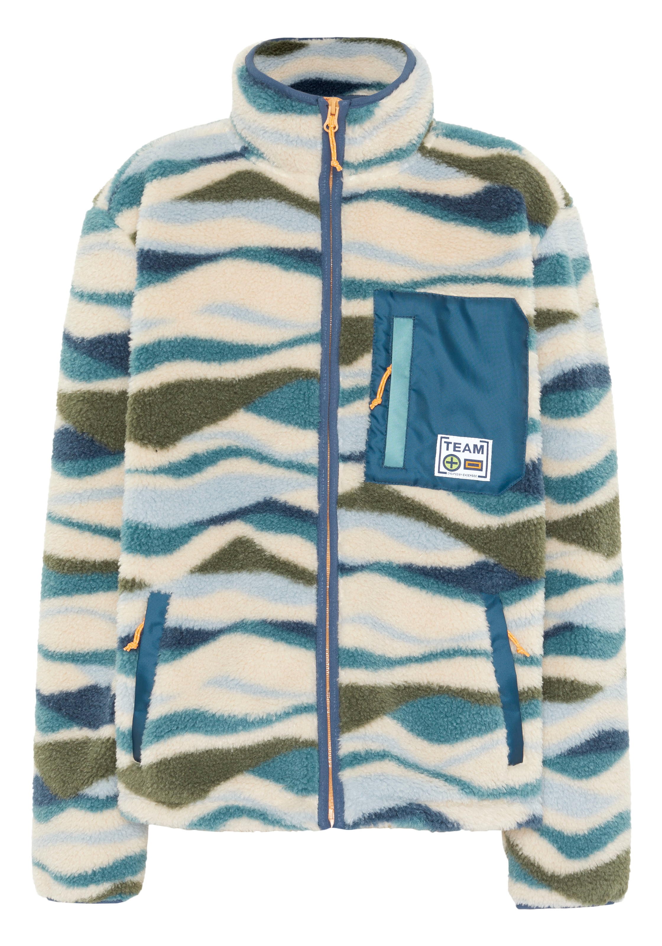 Chiemsee Fleecejacke ohne Kapuze - aus extra weichem Sherpa Fleece