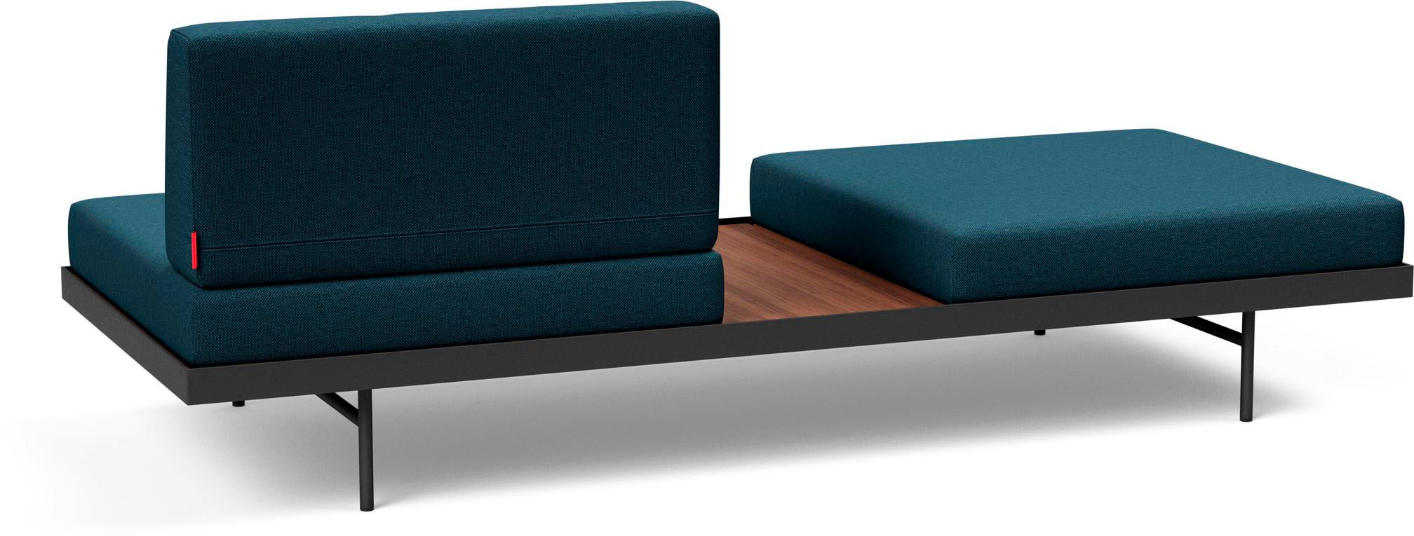 INNOVATION LIVING ™ Relaxliege »PURI«, Daybed mit integrierter Holzablage, flexible Aufteilung