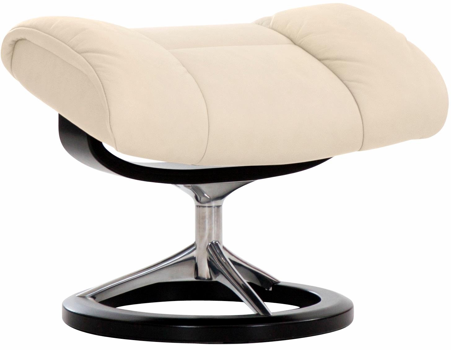 Stressless® Relaxsessel »Ruby«, (Set, Relaxsessel mit Hocker), mit Signature Base, Größe L, Gestell Eiche, Wenge, Braun & Schwarz