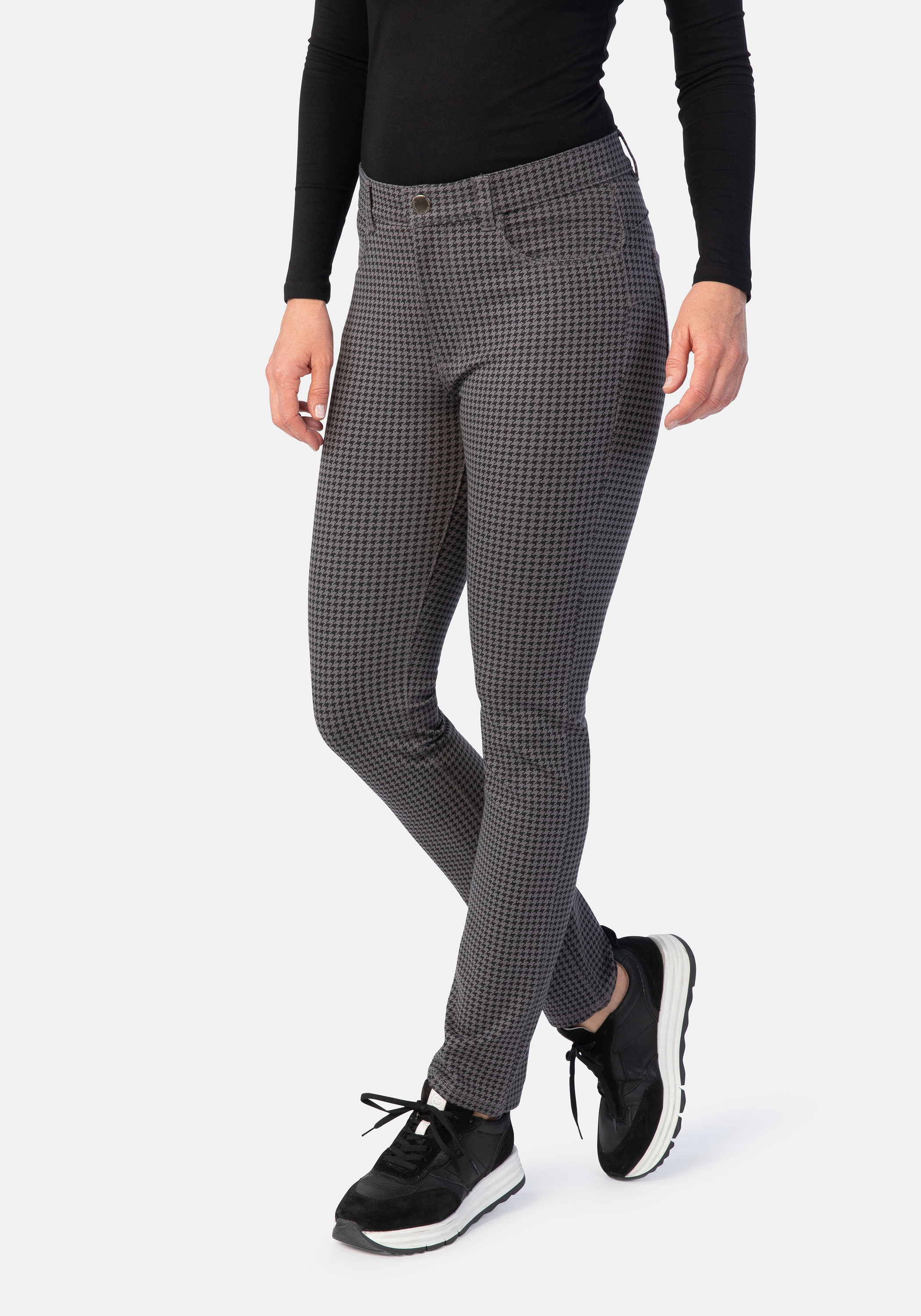 STOOKER WOMEN "Milano Jersey Print Magic Shape Fit Jeans" Casual Printed, Bedruckt Magic Shape Effekt für Damen