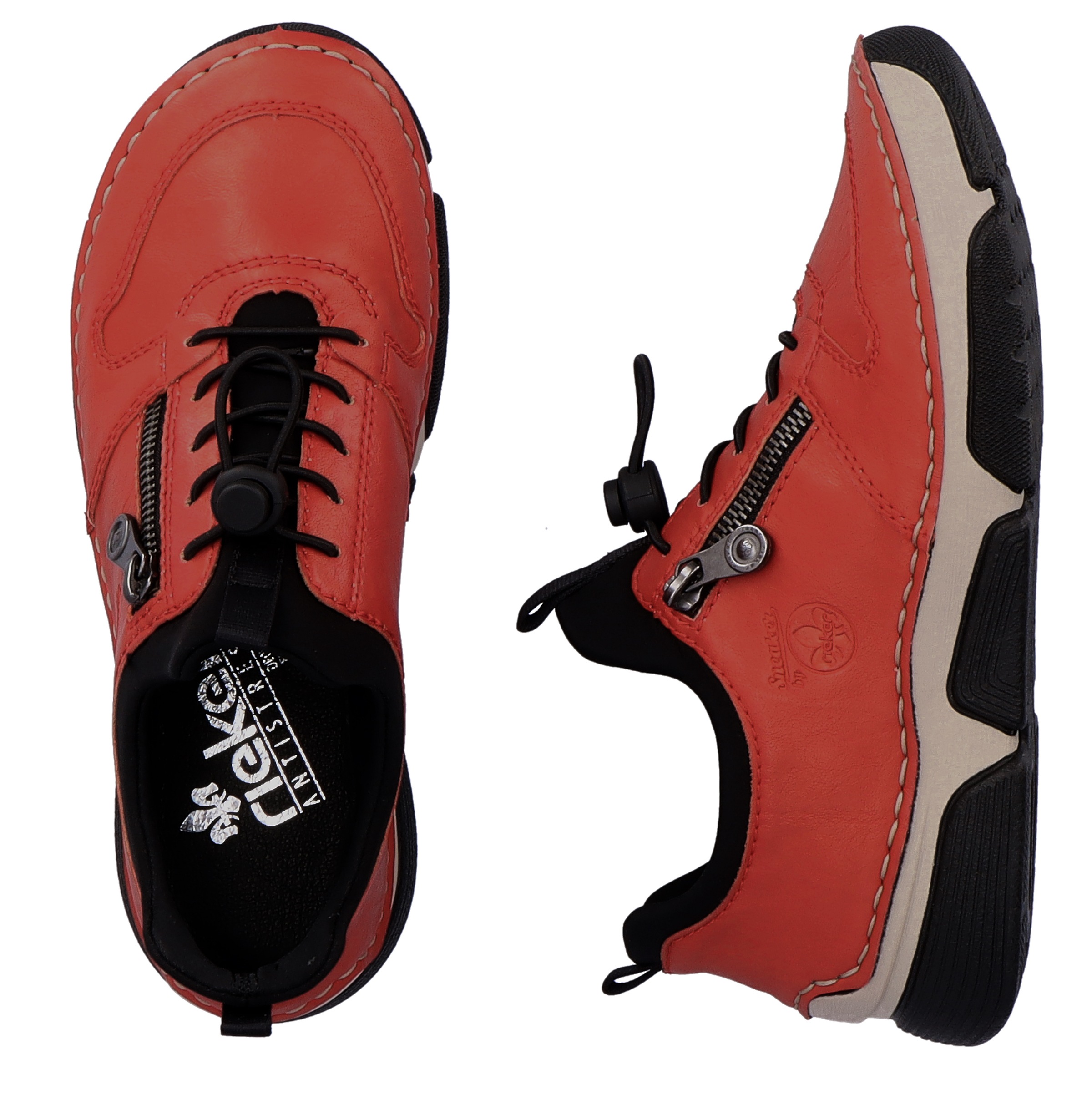 Rieker Slip-On Sneaker, Schlupfschuh, Halbschuh, Freizeitsneaker, Gummizug, günstig online kaufen