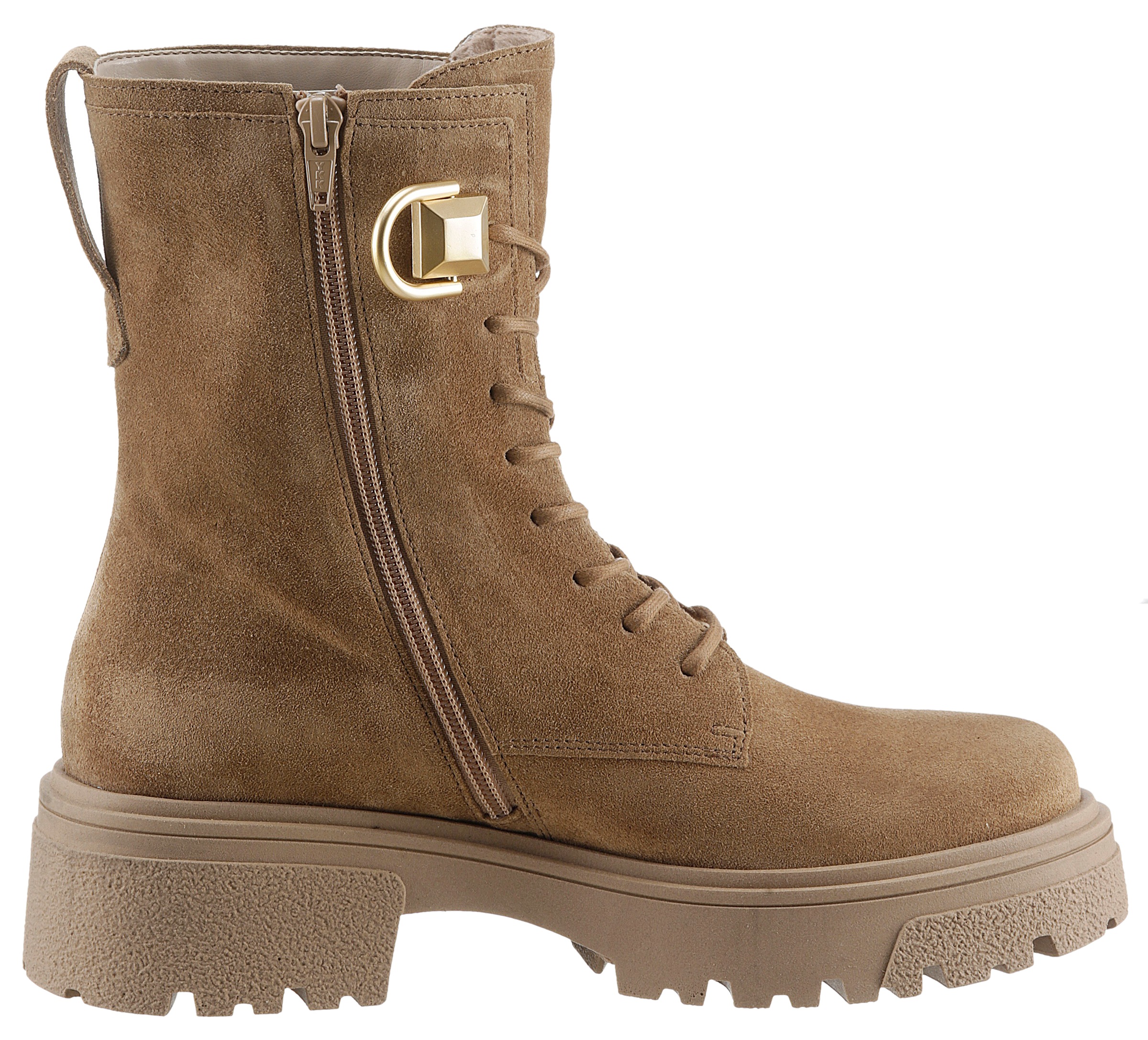 Thumbnail - Gabor Schnürstiefelette, Blockabsatz, Plateau, Schnürboots mit Best Fitting-Ausstattung